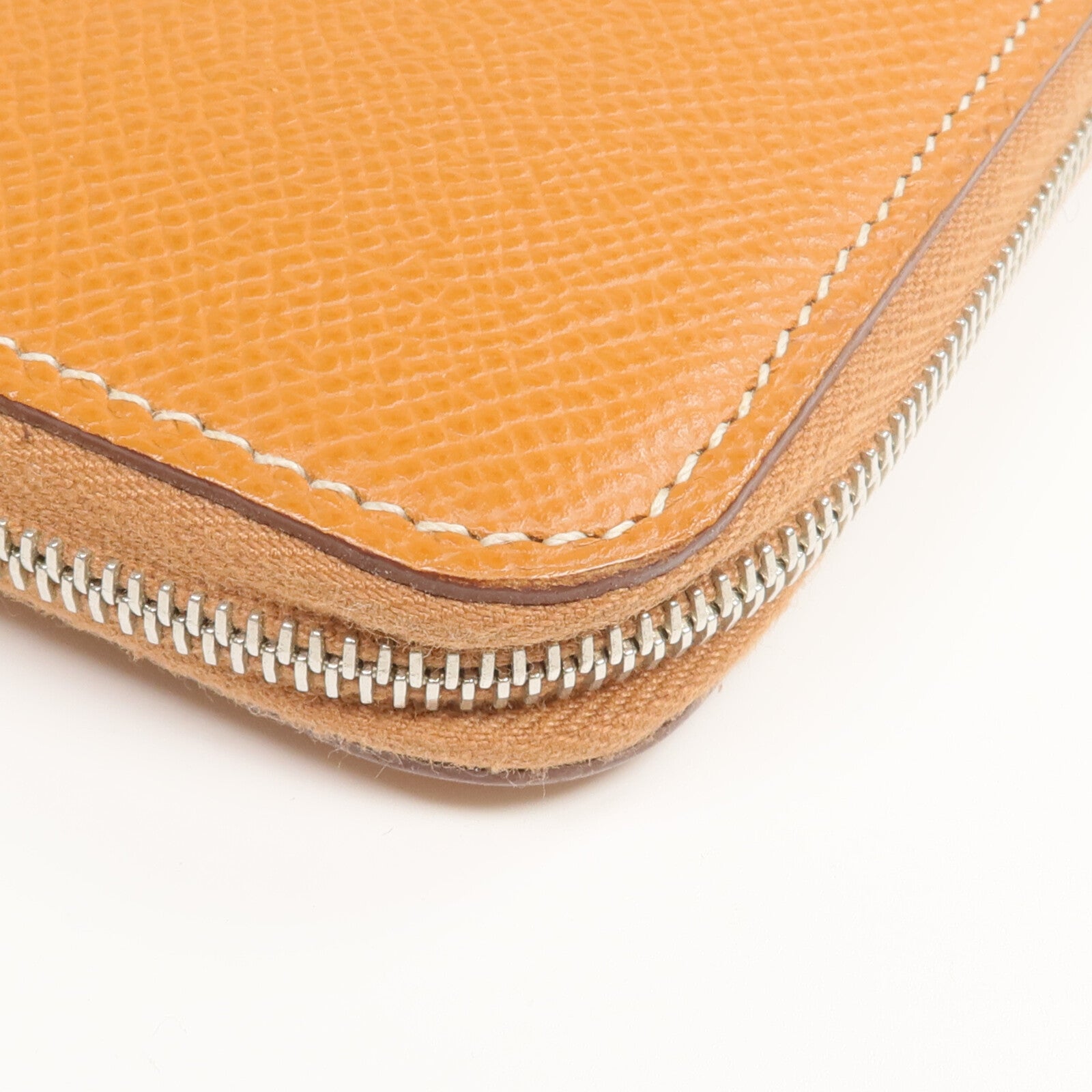 HERMES Epsom皮革Silk'In Long Wallet長錢包Gold