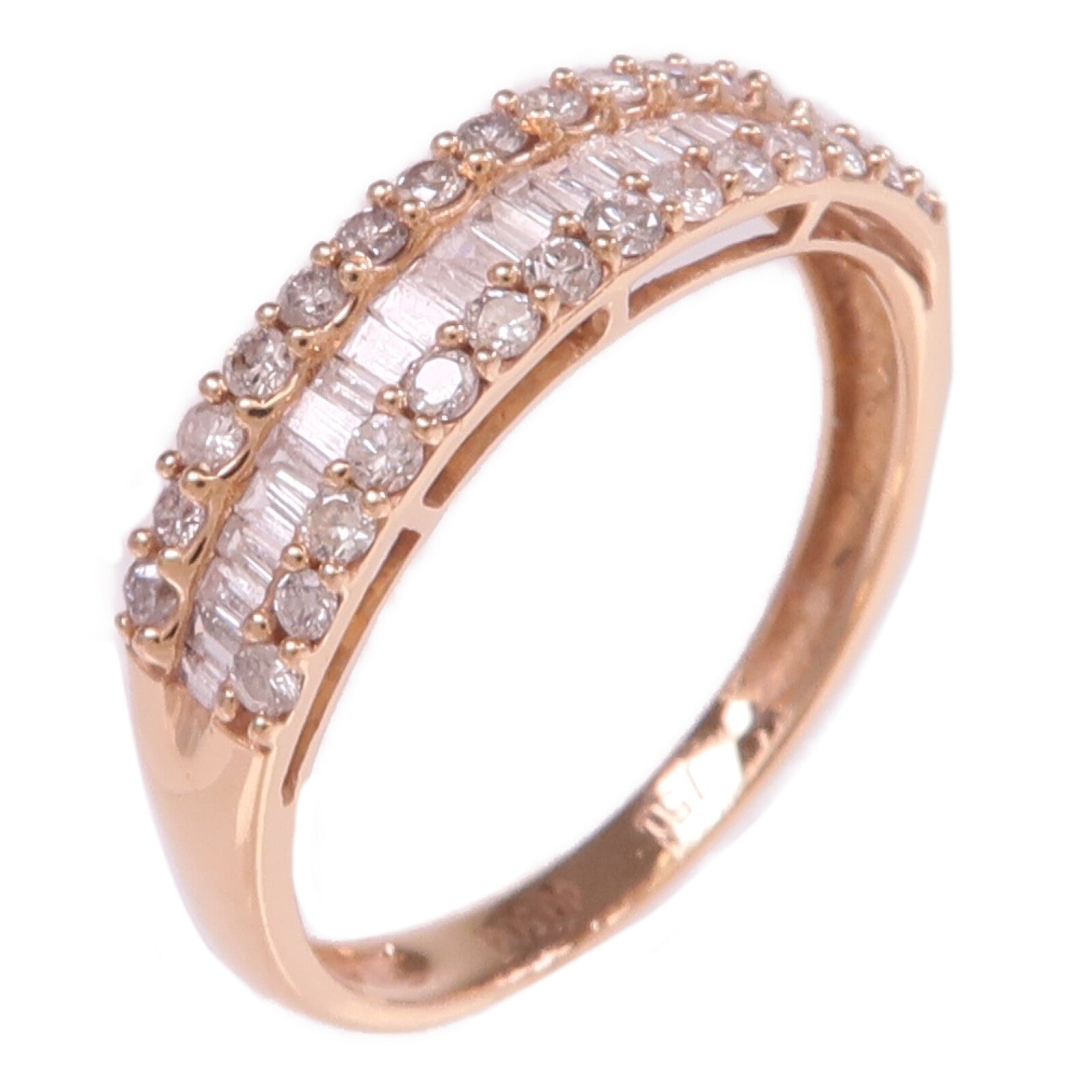 JEWELRY 18K玫瑰金Diamond Ring鑽石戒指US#5.75