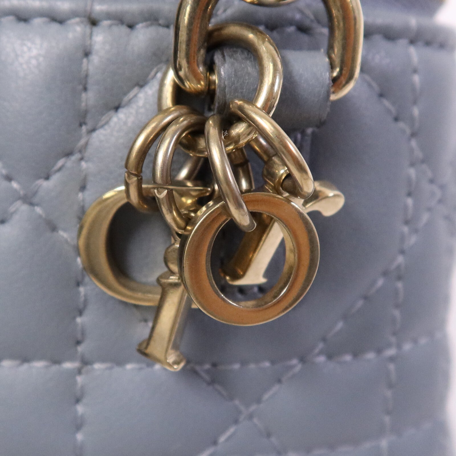 Dior 【激減優惠】羊皮皮革Mini Vanity Case金扣鏈帶肩背袋