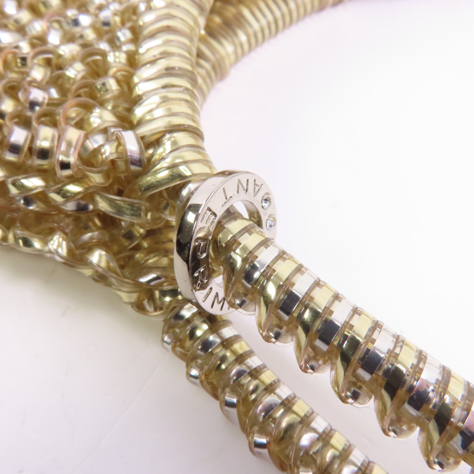 ANTEPRIMA PVC Handbag銀扣手挽袋金色