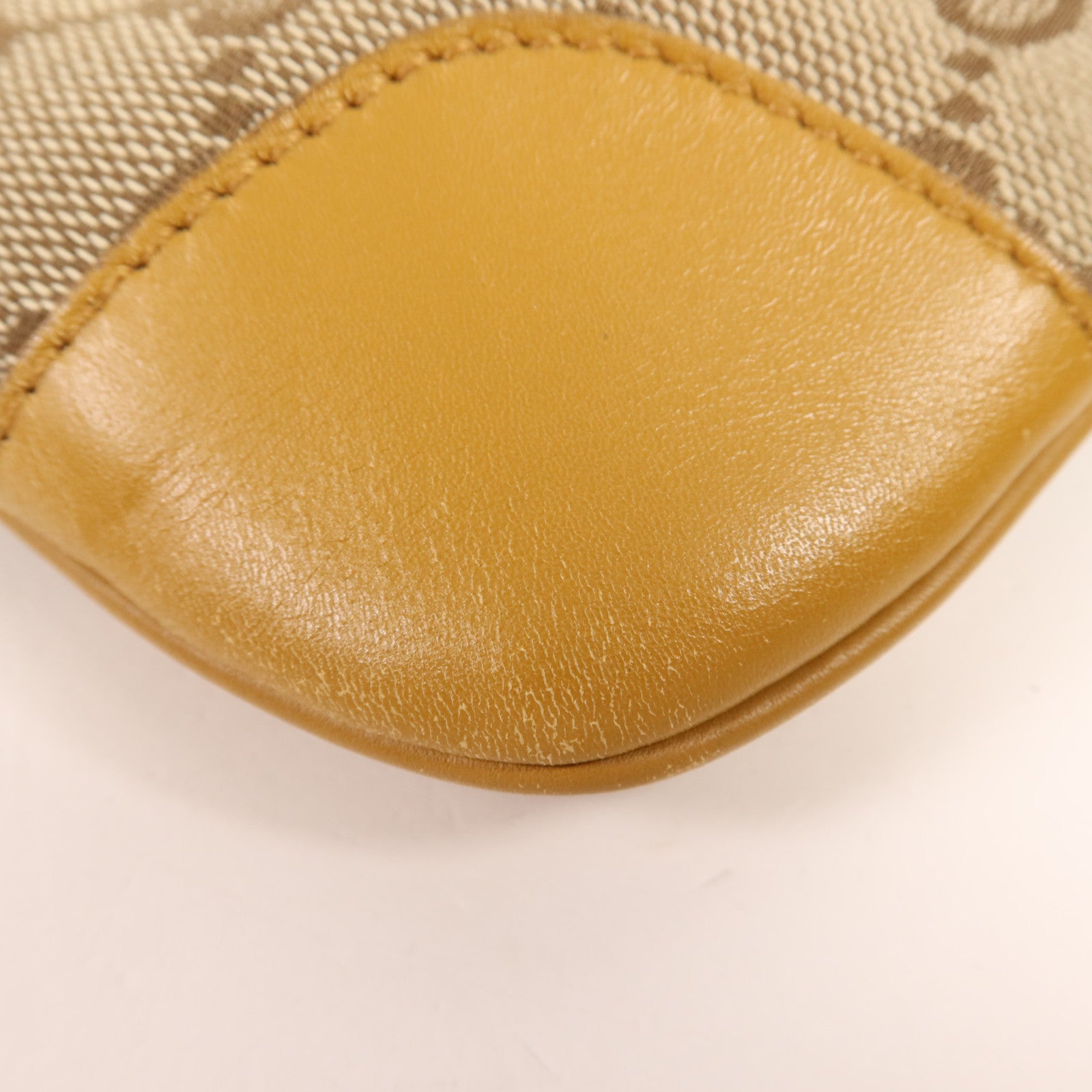 GUCCI 帆布Shoulder Bag金扣肩背袋