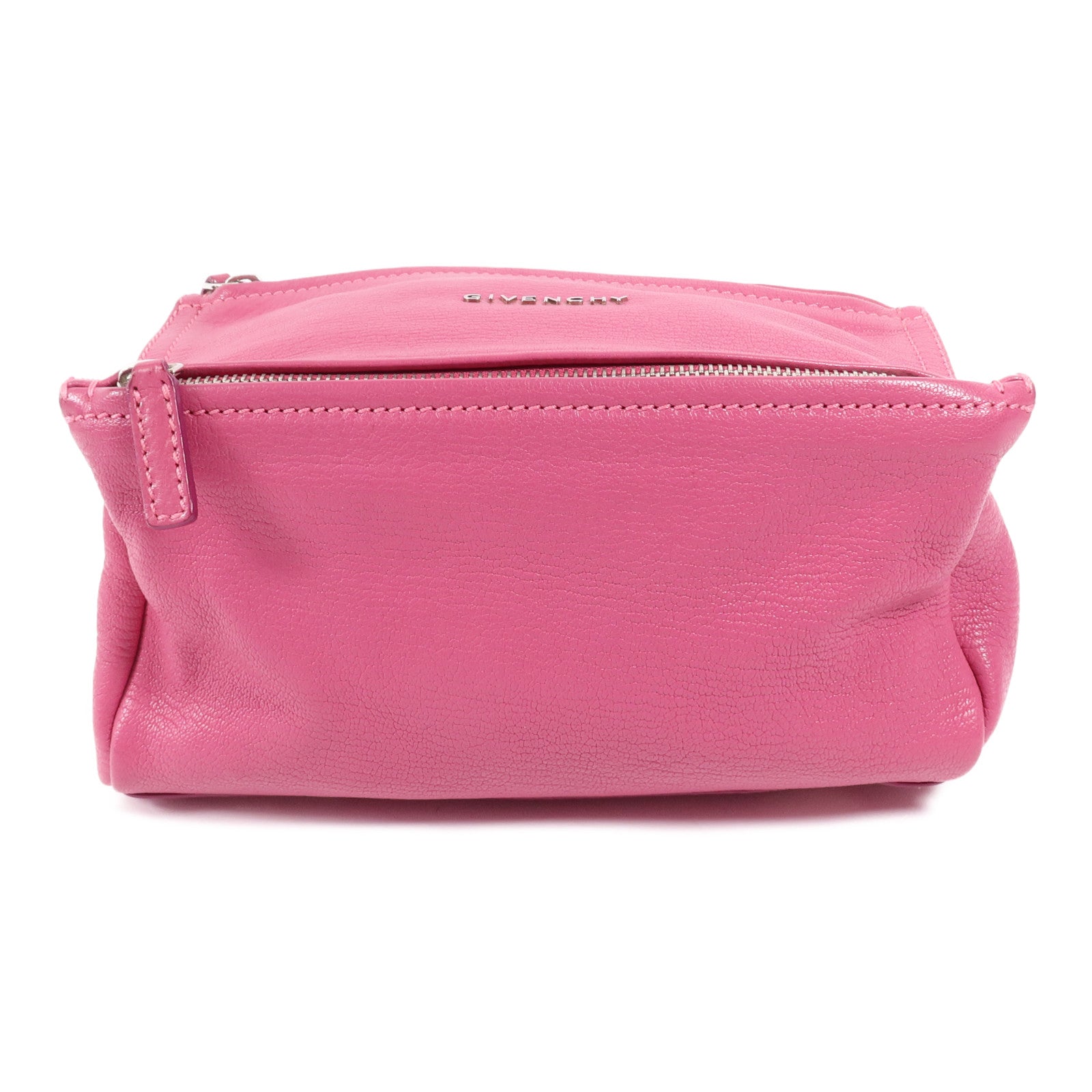 GIVENCHY 牛皮皮革Pandora Mini銀扣肩背袋