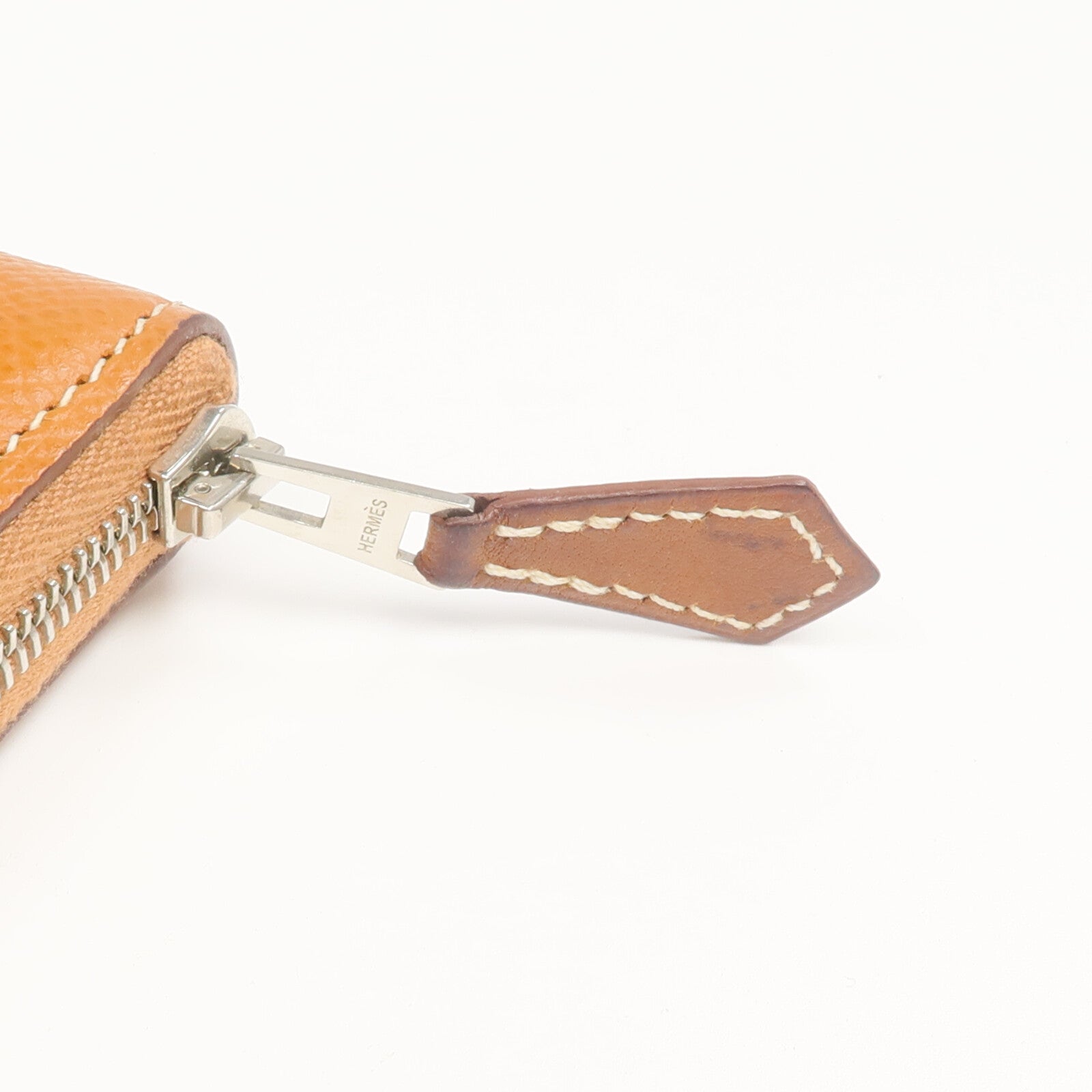 HERMES Epsom皮革Silk'In Long Wallet長錢包Gold