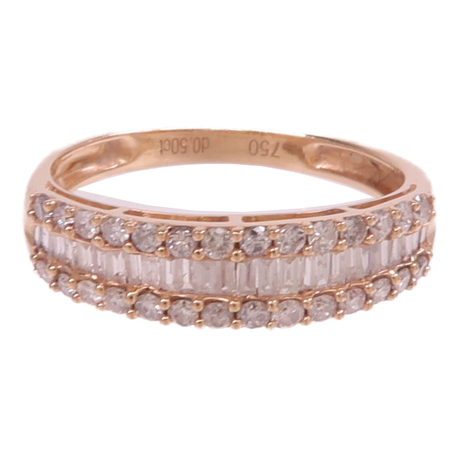 JEWELRY 18K玫瑰金Diamond Ring鑽石戒指US#5.75