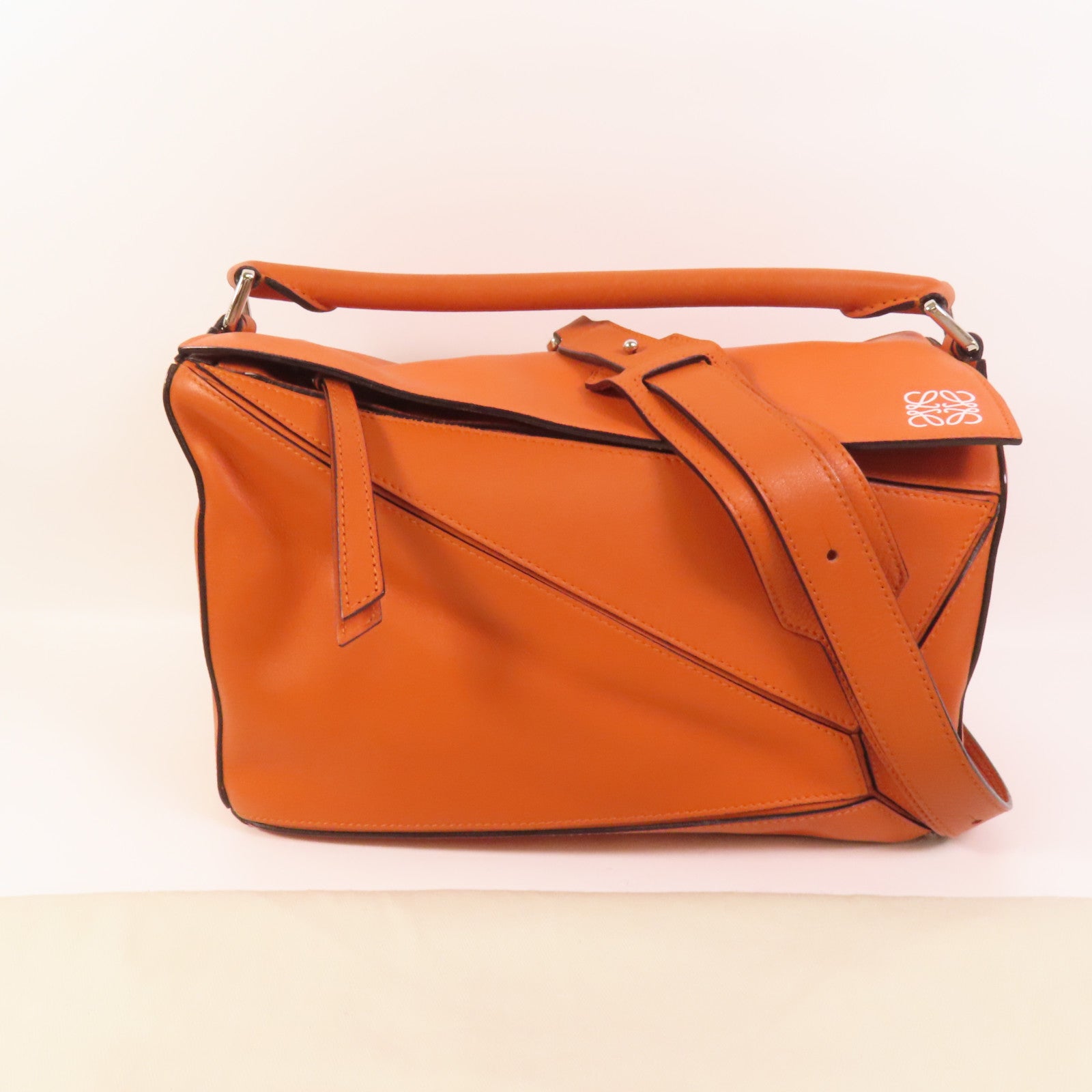 LOEWE 牛皮皮革Puzzle Small Bag手挽肩背兩用袋