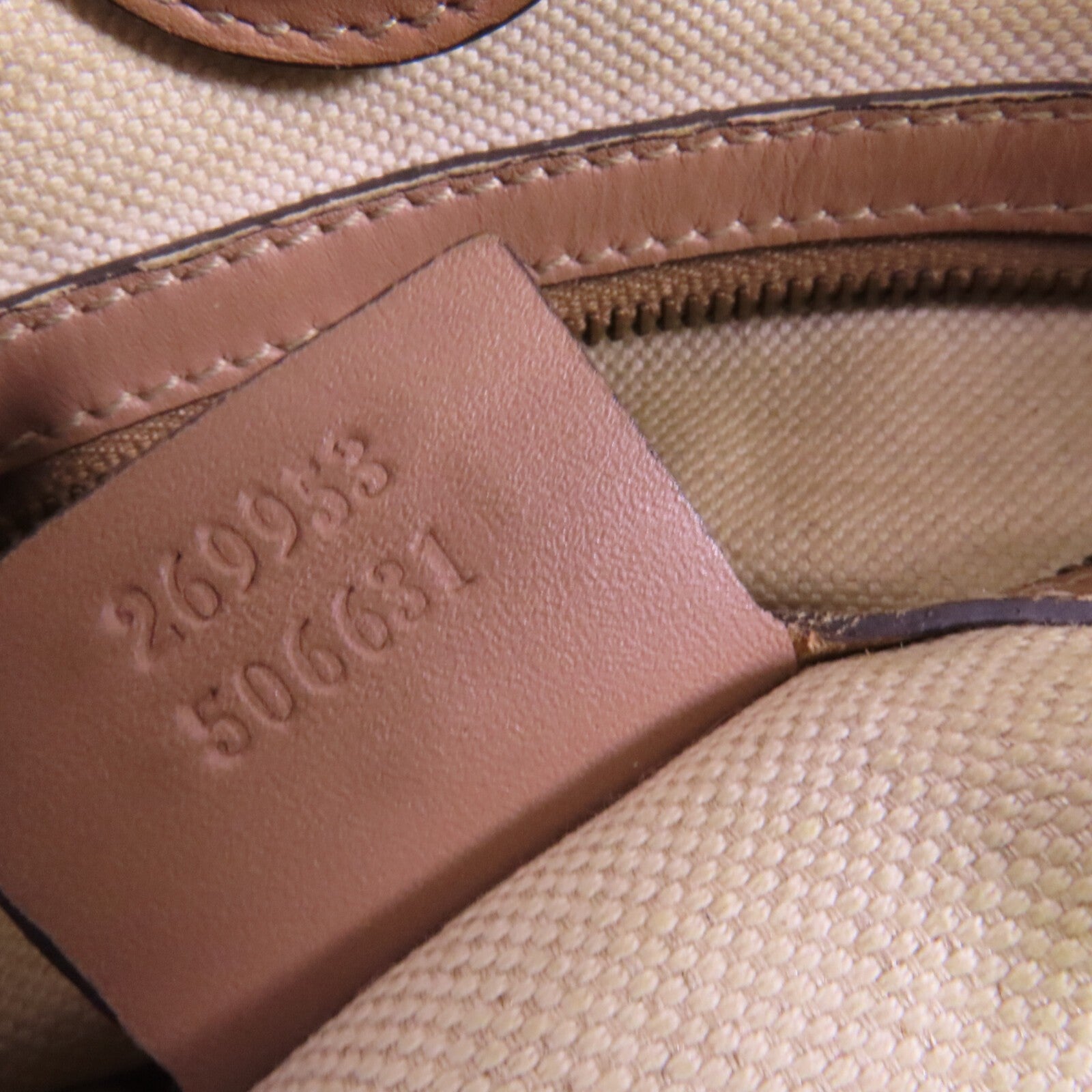 GUCCI GG帆布 Scarlett Stud Interlocking G Tote金扣肩背袋