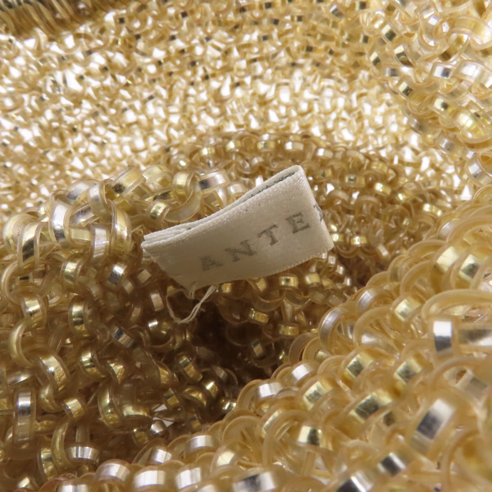 ANTEPRIMA PVC Handbag銀扣手挽袋金色