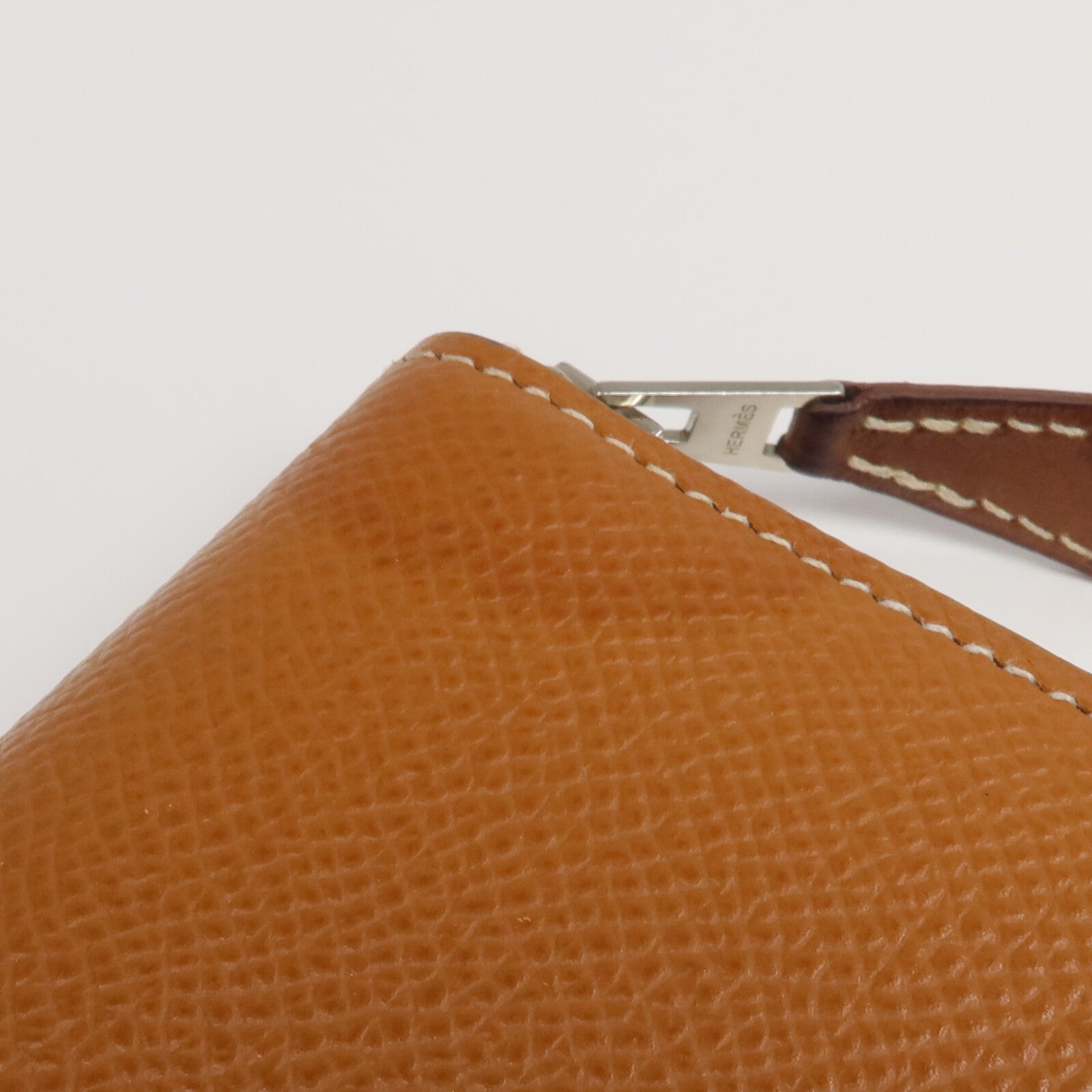 HERMES Epsom皮革Silk'In Long Wallet長錢包Gold