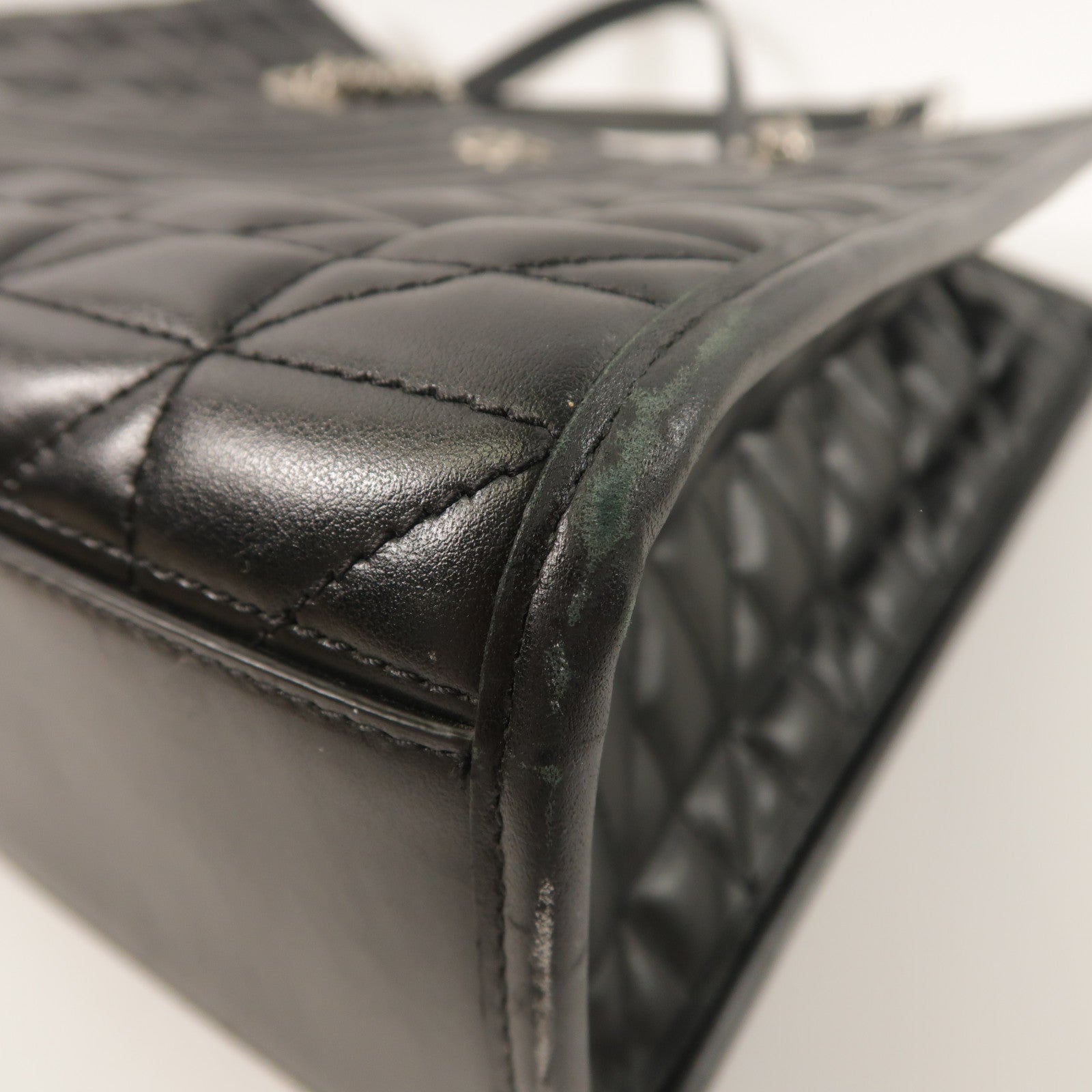 GUCCI 牛皮皮革GG Marmont Tote鏈帶肩背袋