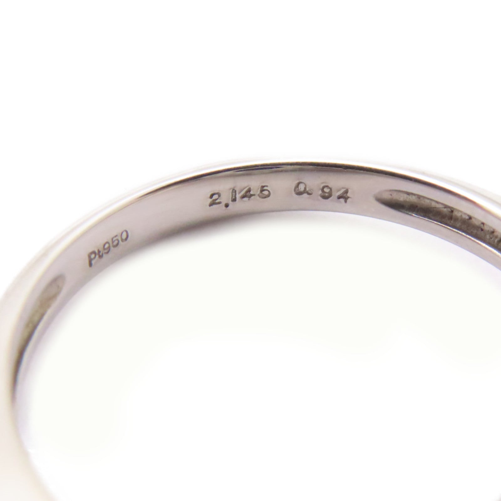 JEWELRY PT950鉑金Sapphire/Diamond Ring 2.145ct藍寶石/0.94ct鑽石戒指US#6.25