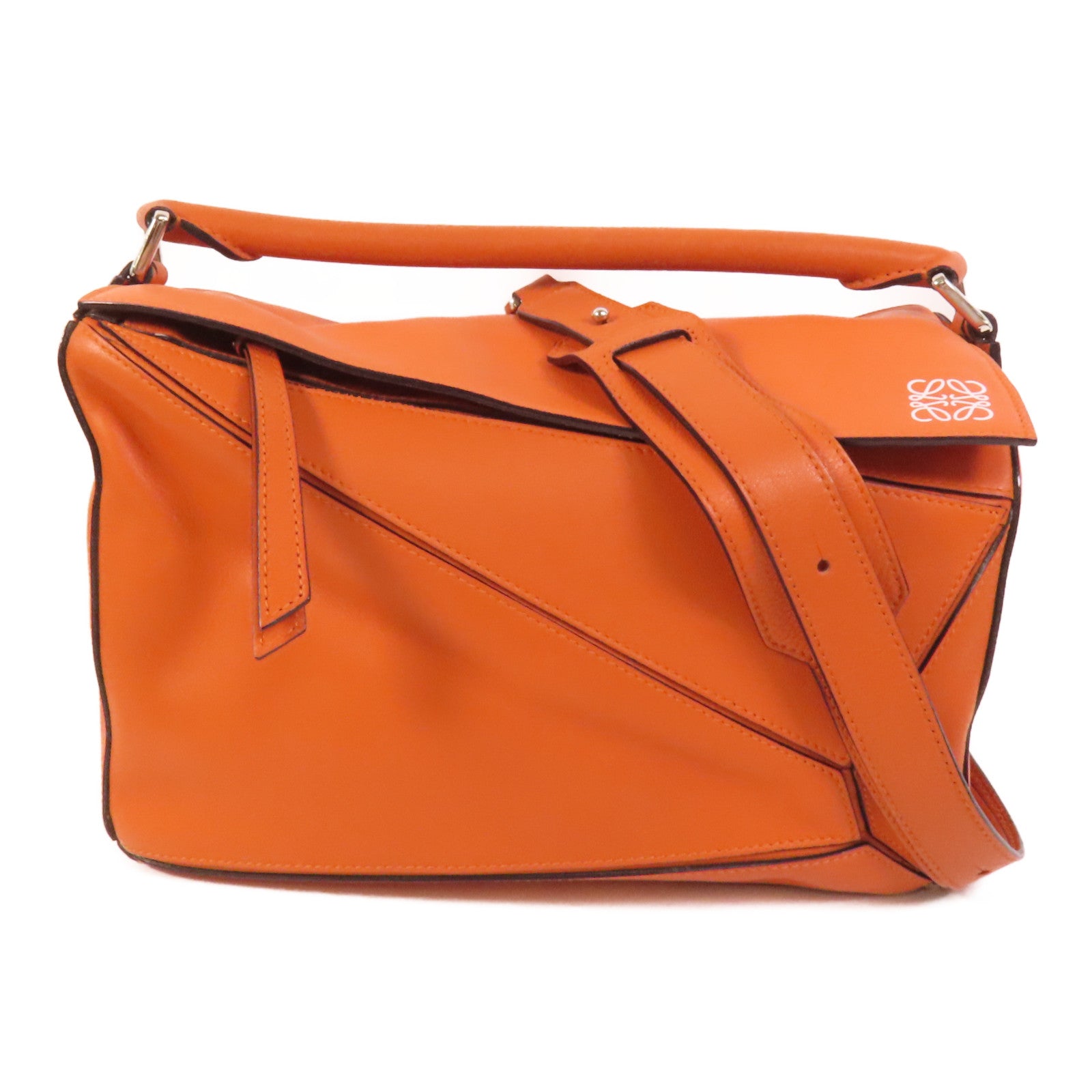 LOEWE 牛皮皮革Puzzle Small Bag手挽肩背兩用袋