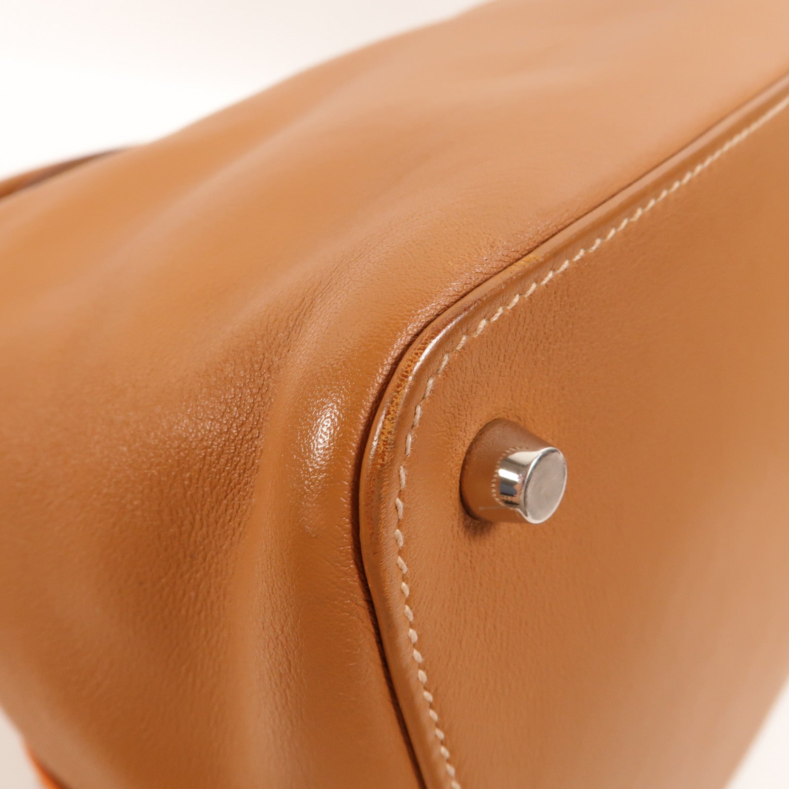 HERMES Swift皮革Toolbox 26手挽肩背兩用袋Gold/Orange