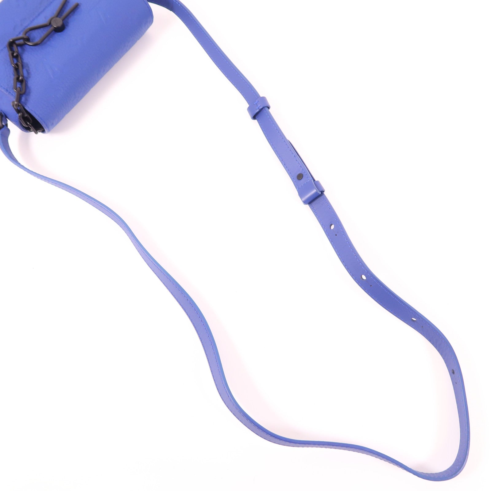 LOUIS VUITTON LV Steamer Shoulder Bag M82571 Monogram Taurillon Blue