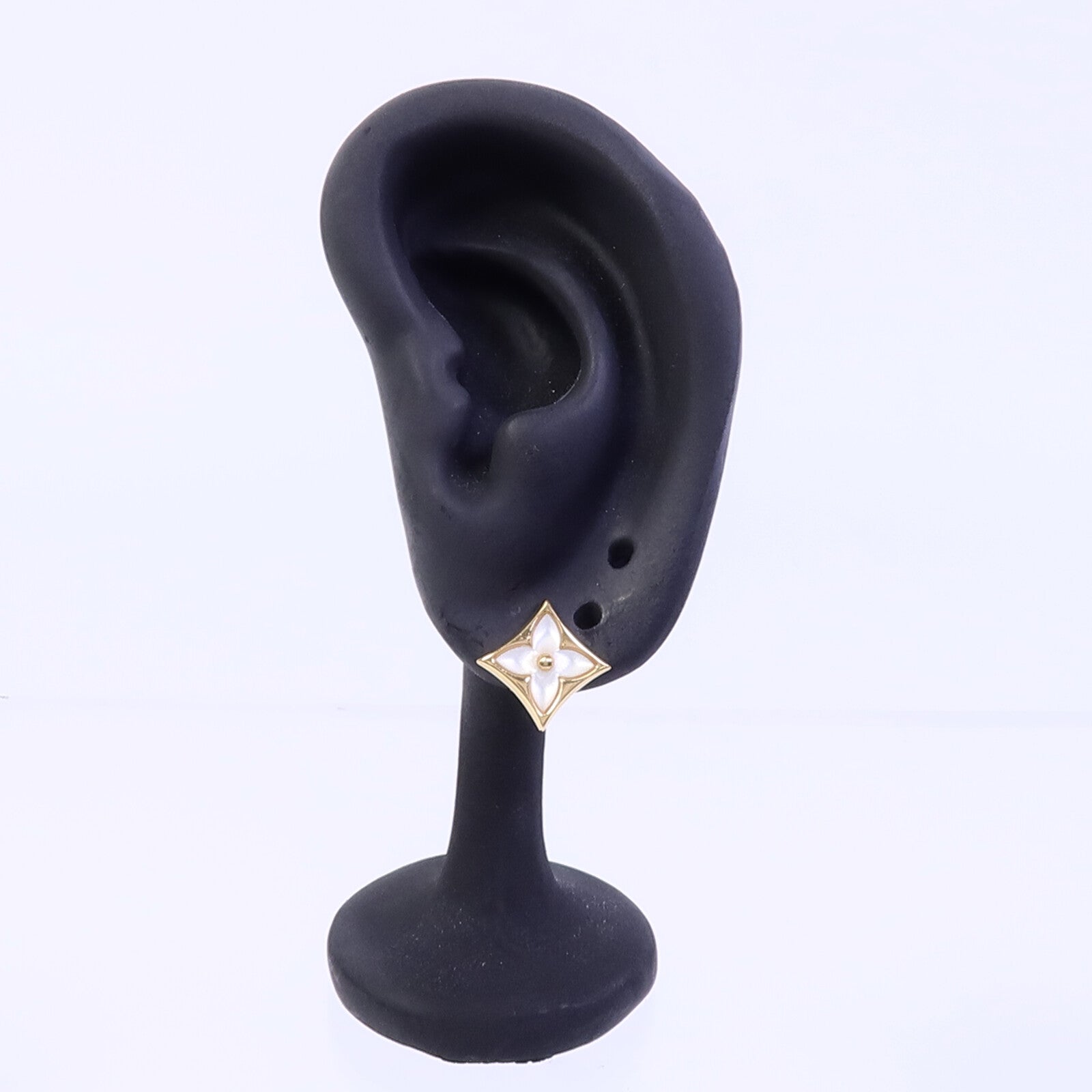 LOUIS VUITTON 18K玫瑰金/珍珠母Earrings Star Blossom Nacre耳環