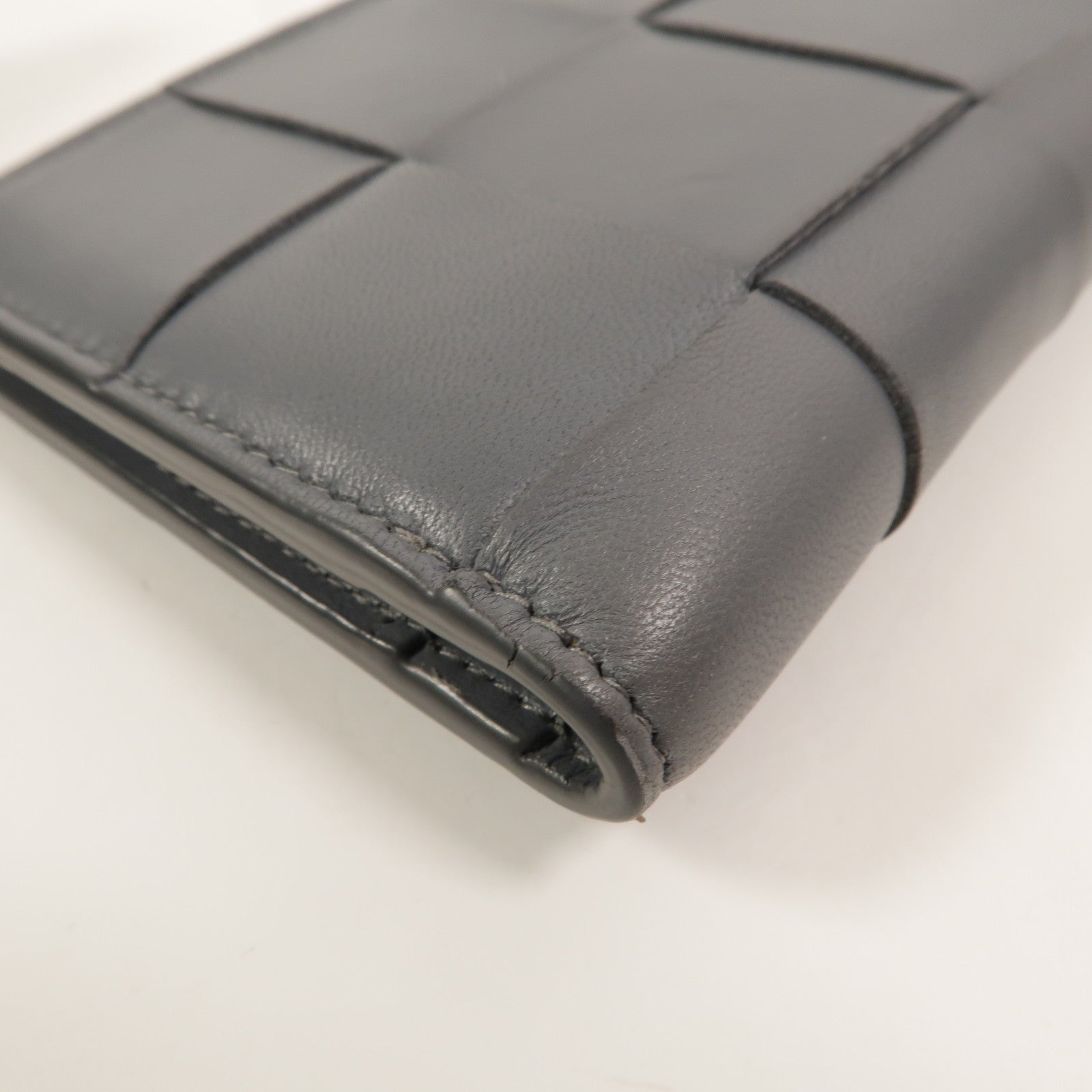 BOTTEGA VENETA 羊皮皮革Cassette Bi-Fold Zip Wallet長錢包