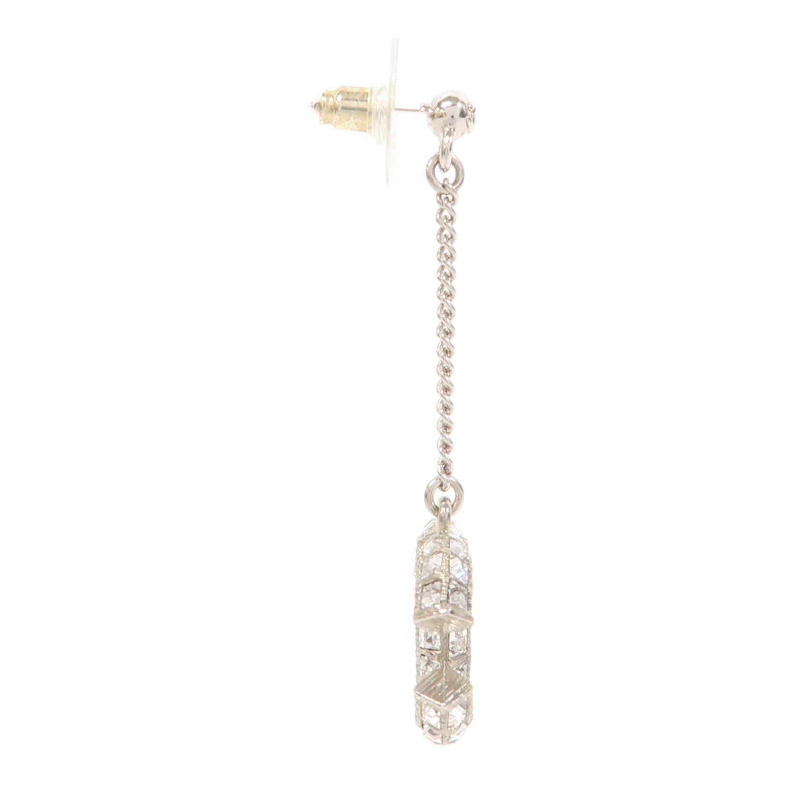 CHANEL 金屬Earrings耳環銀色