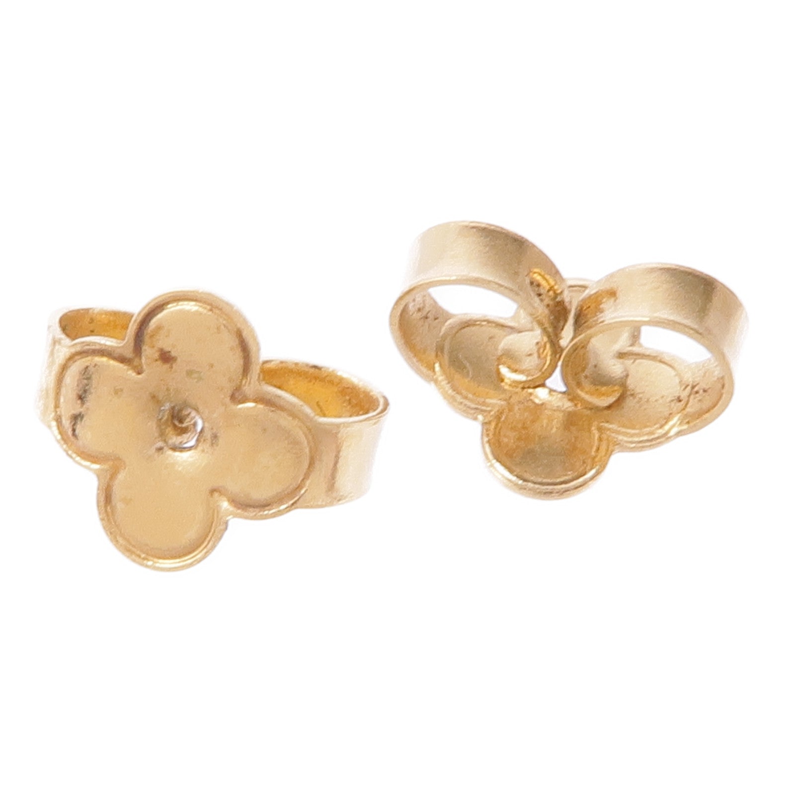 LOUIS VUITTON 琺瑯/黃銅Hoop Earrings耳環