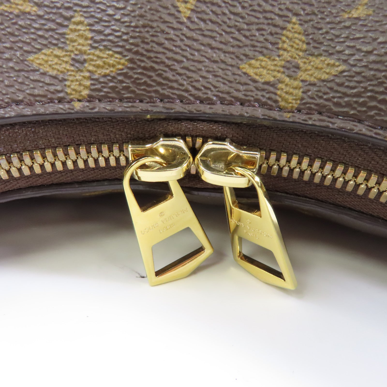 LOUIS VUITTON Monogram Boulogne金扣手挽肩背兩用袋棕色