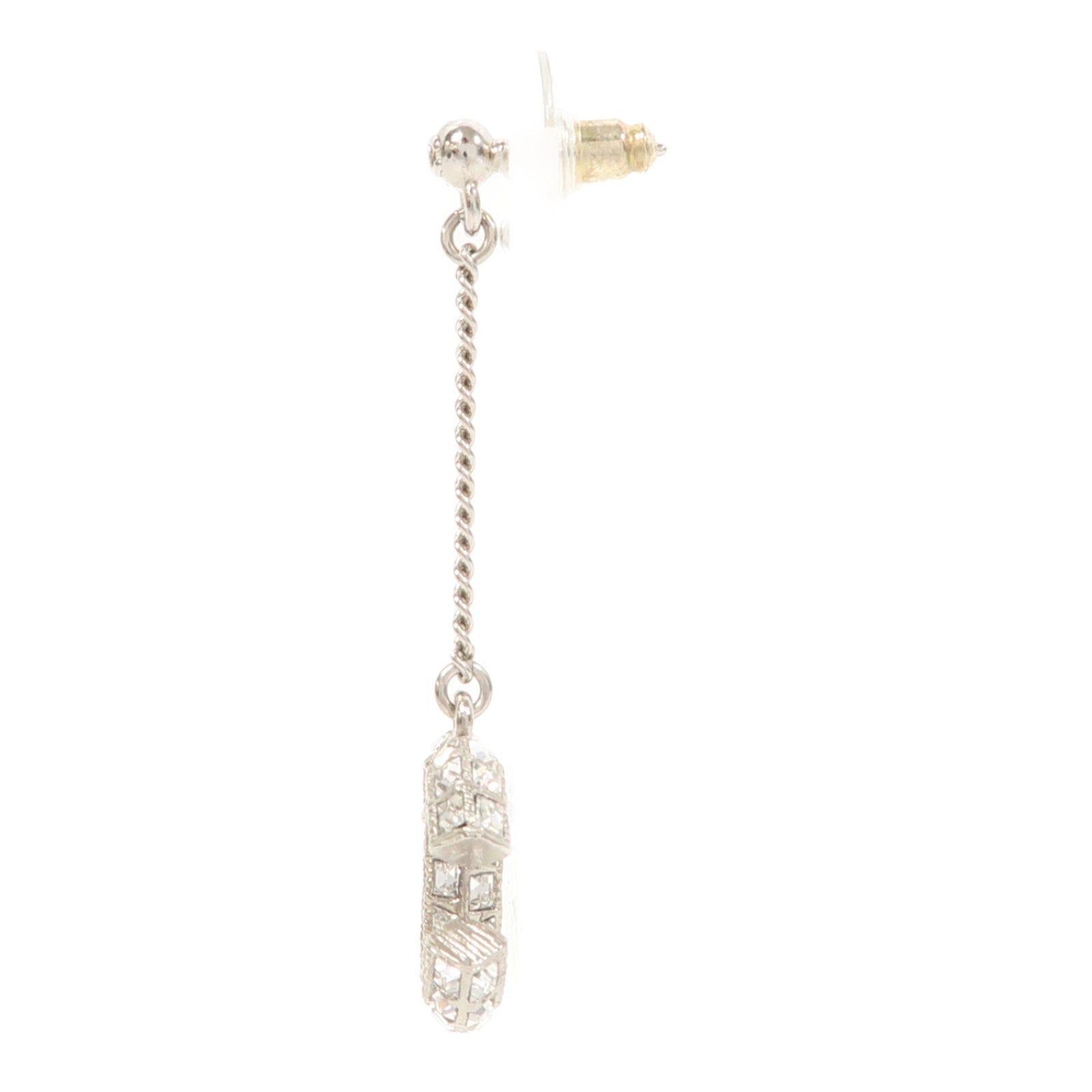 CHANEL 金屬Earrings耳環銀色