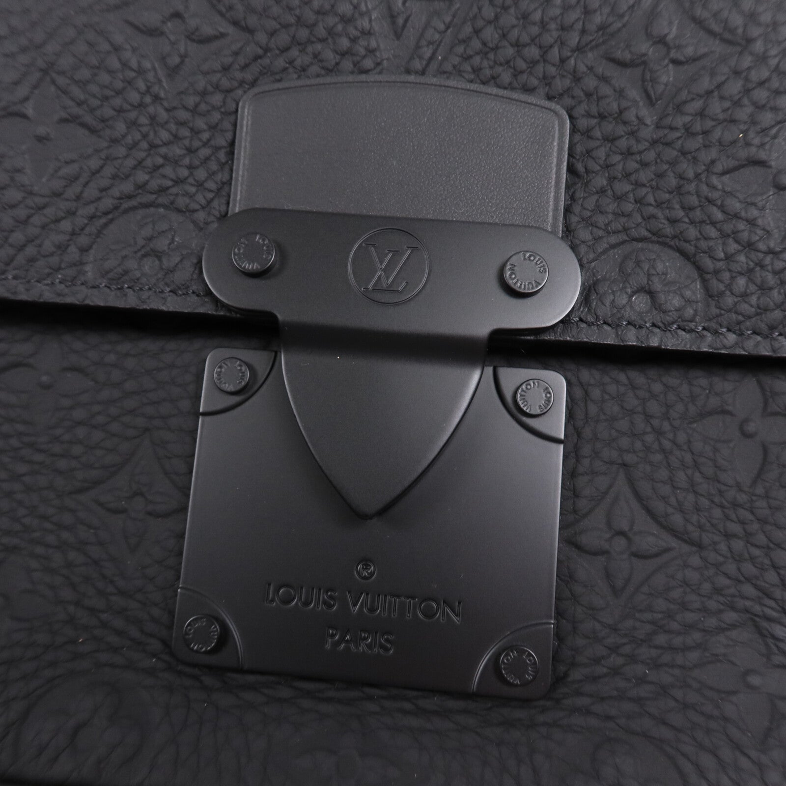 LOUIS VUITTON Monogram Taurillon S Lock肩背袋