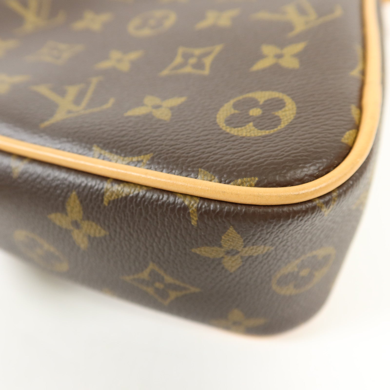LOUIS VUITTON Monogram Game On Coeur金扣肩背袋棕色