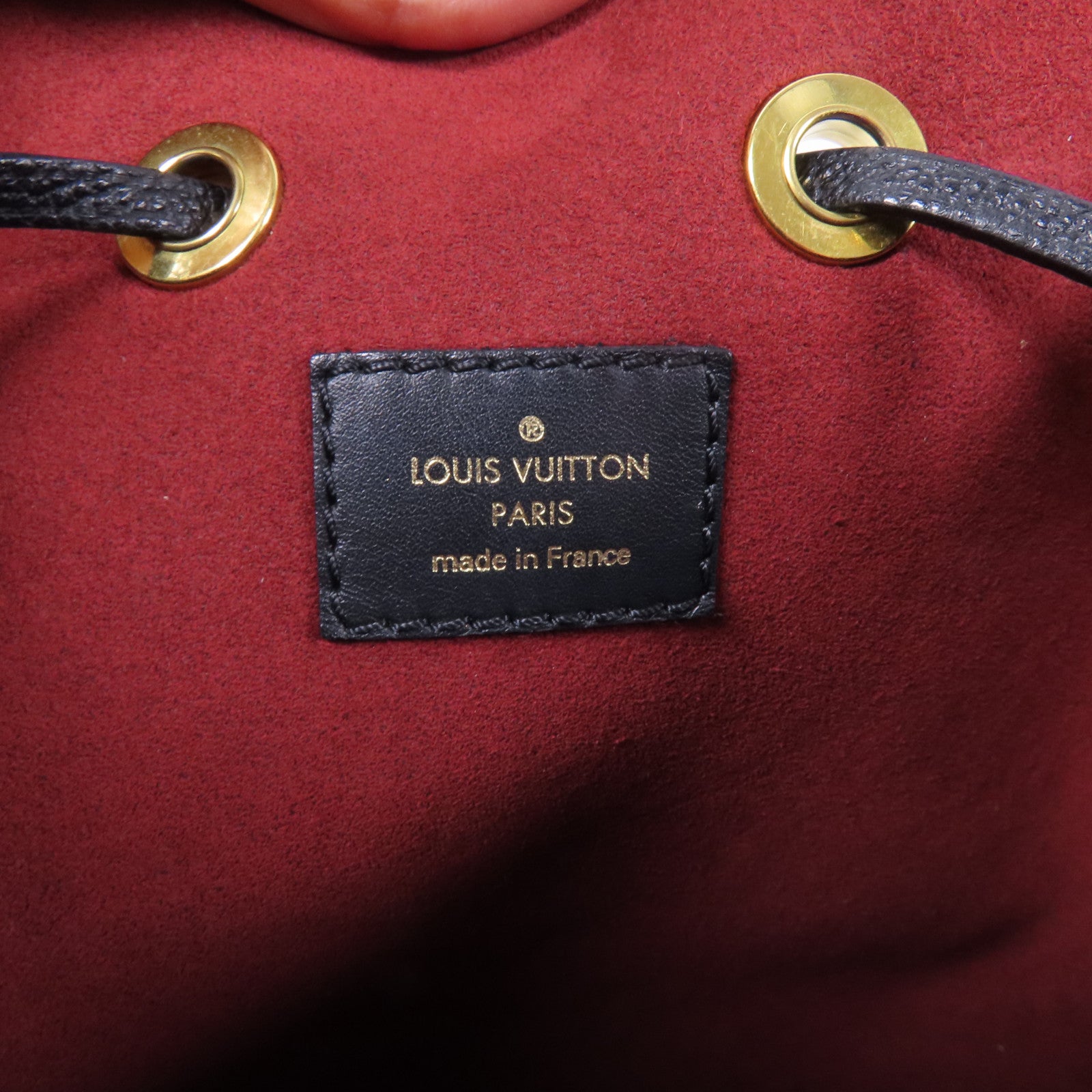 LOUIS VUITTON Monogram Empreinte Bicolor Neo Noe MM金扣手挽肩背兩用袋