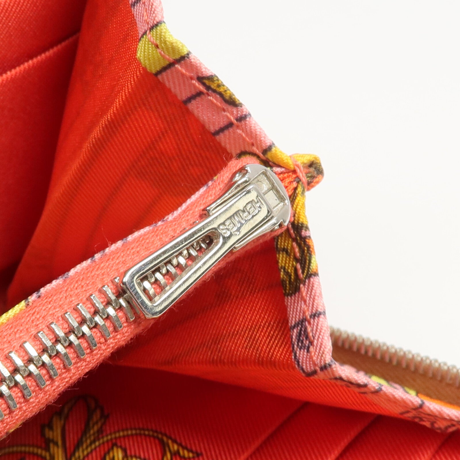 HERMES Epsom皮革Silk'In Long Wallet長錢包Gold