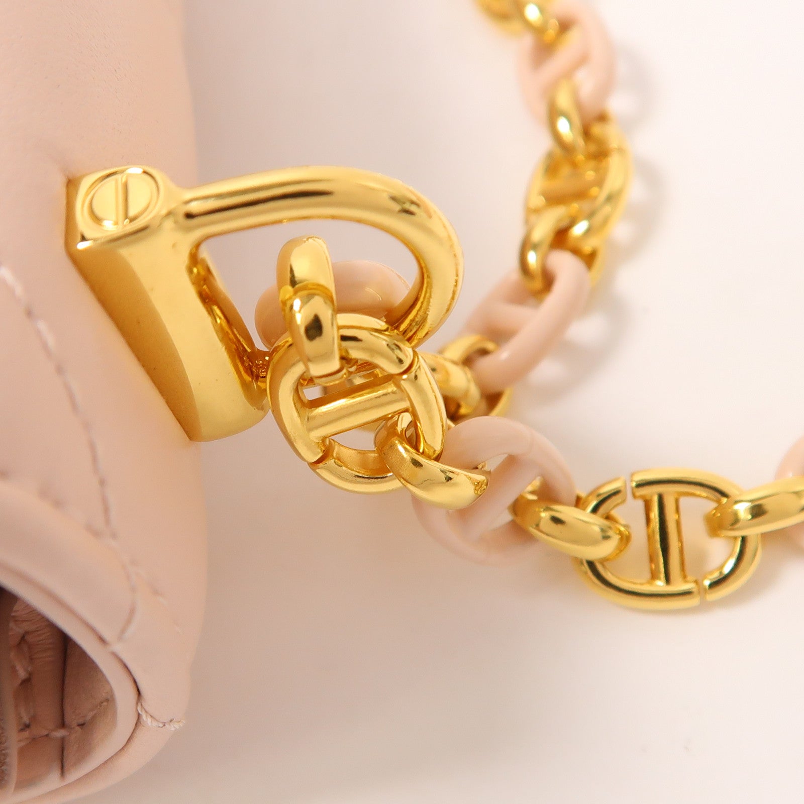 Dior 羊皮皮革Miss Caro金扣鏈帶肩背袋