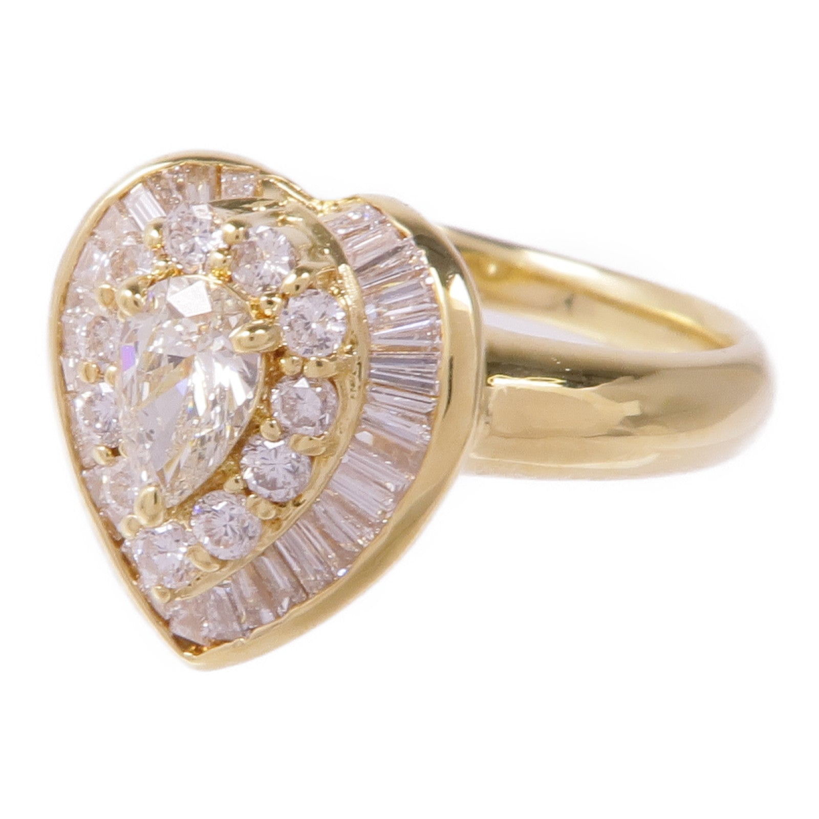 JEWELRY 18K黃金Diamond Ring鑽石戒指US#5.5
