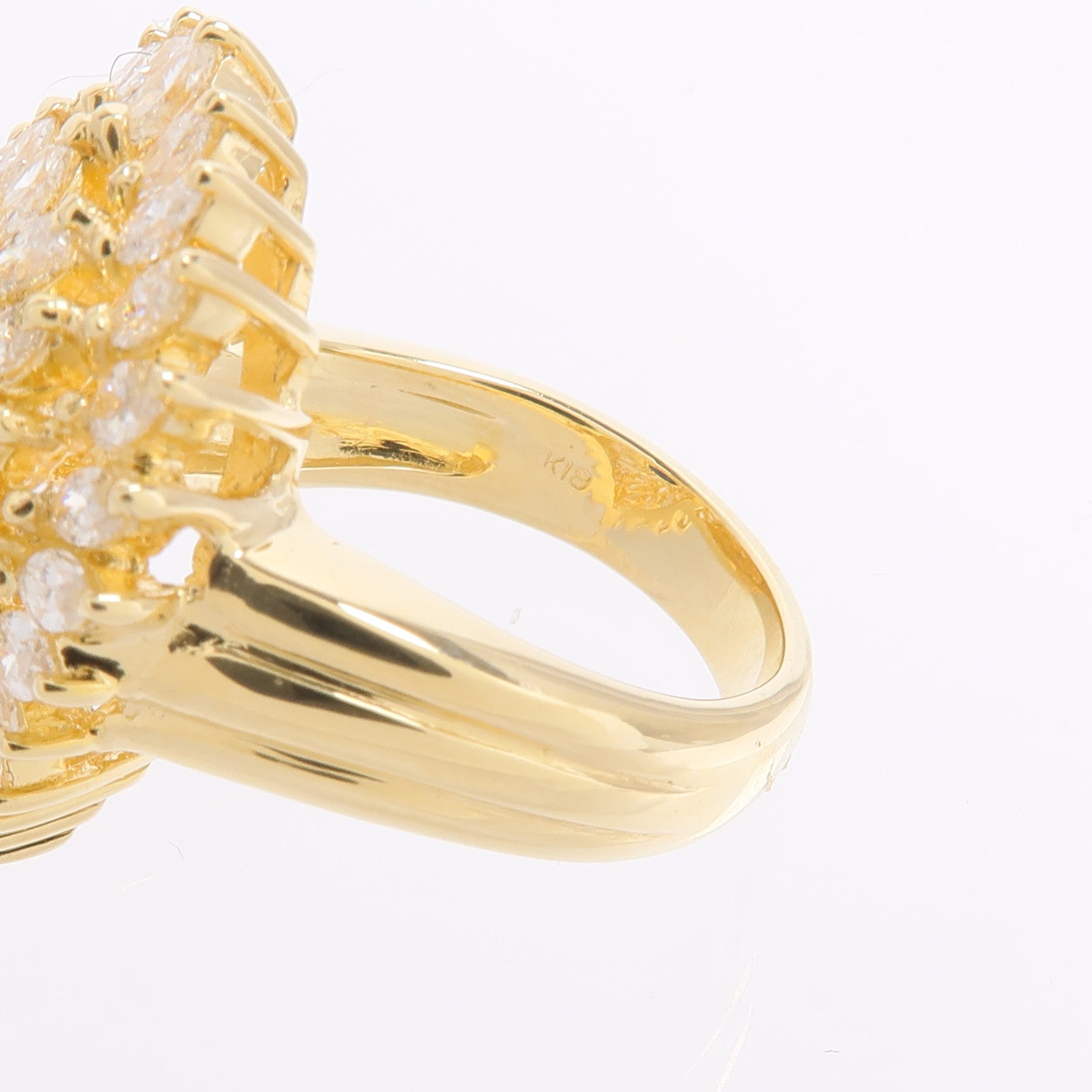 JEWELRY 18K黃金Sapphire Diamond Ring藍寶石/鑽石耳環