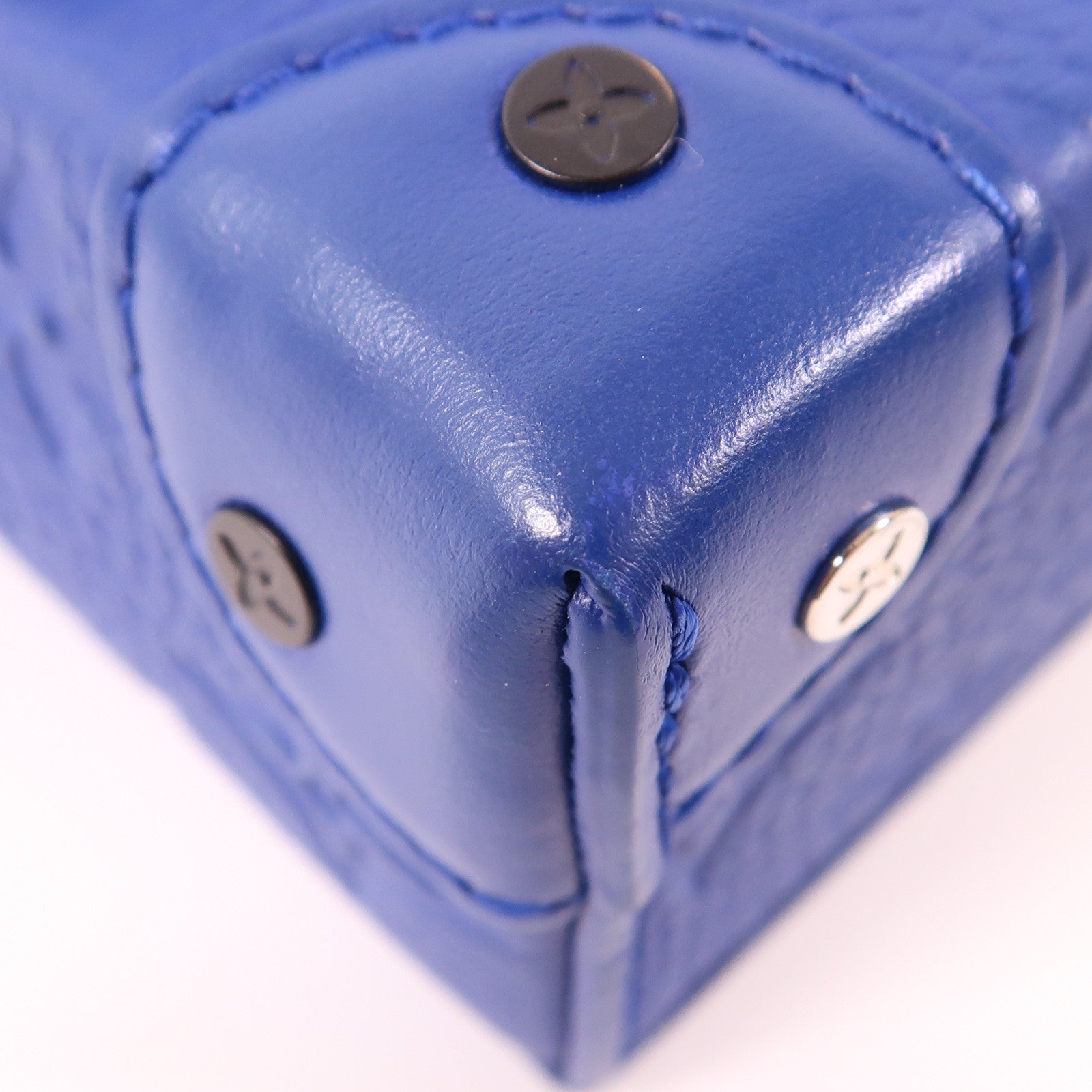 LOUIS VUITTON LV Steamer Shoulder Bag M82571 Monogram Taurillon Blue