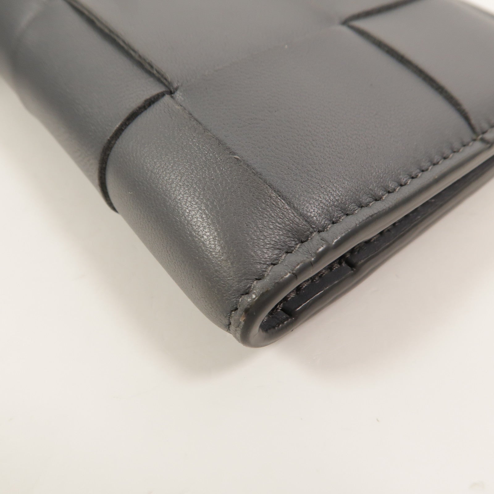 BOTTEGA VENETA 羊皮皮革Cassette Bi-Fold Zip Wallet長錢包