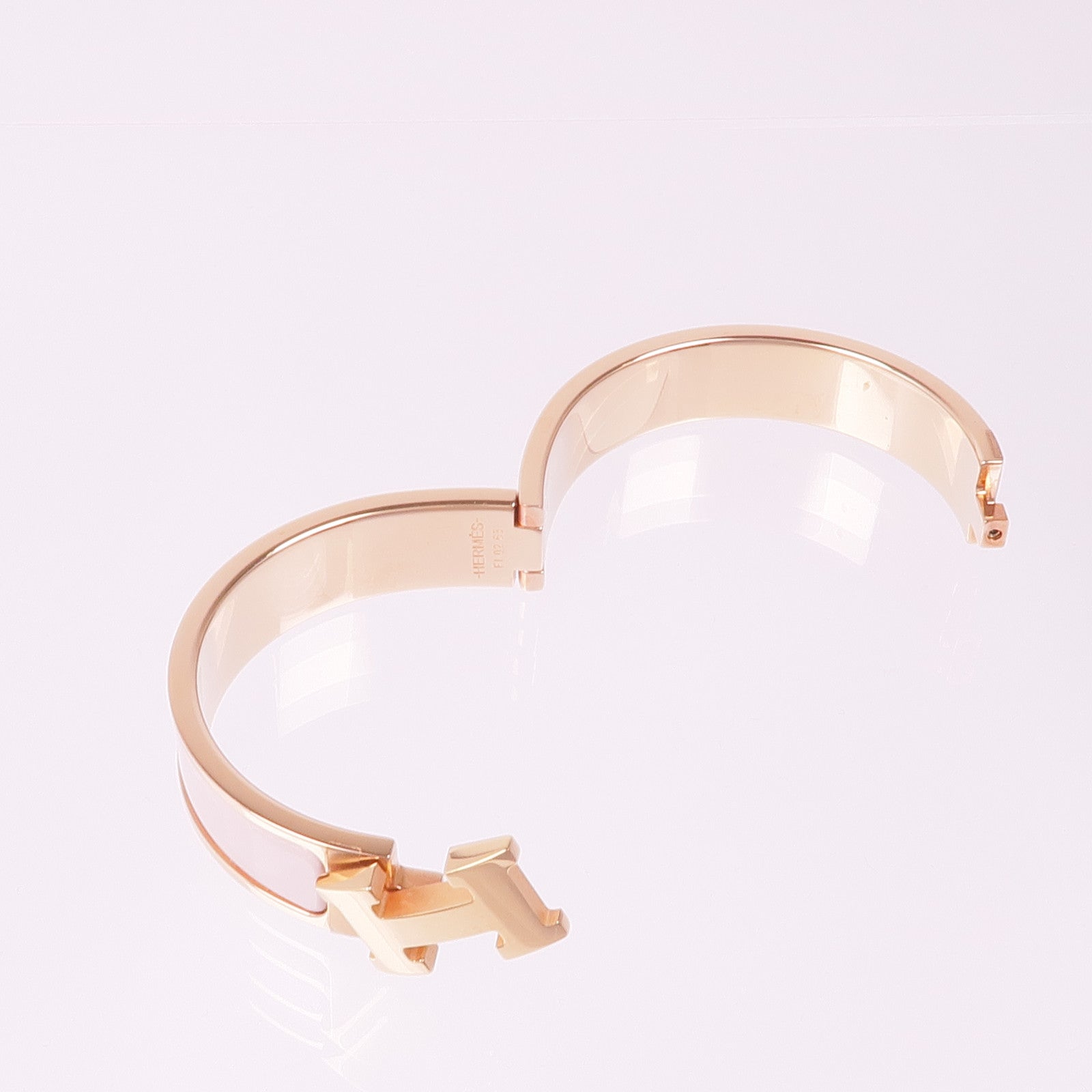 HERMES 琺瑯/金屬Clic H手鐲