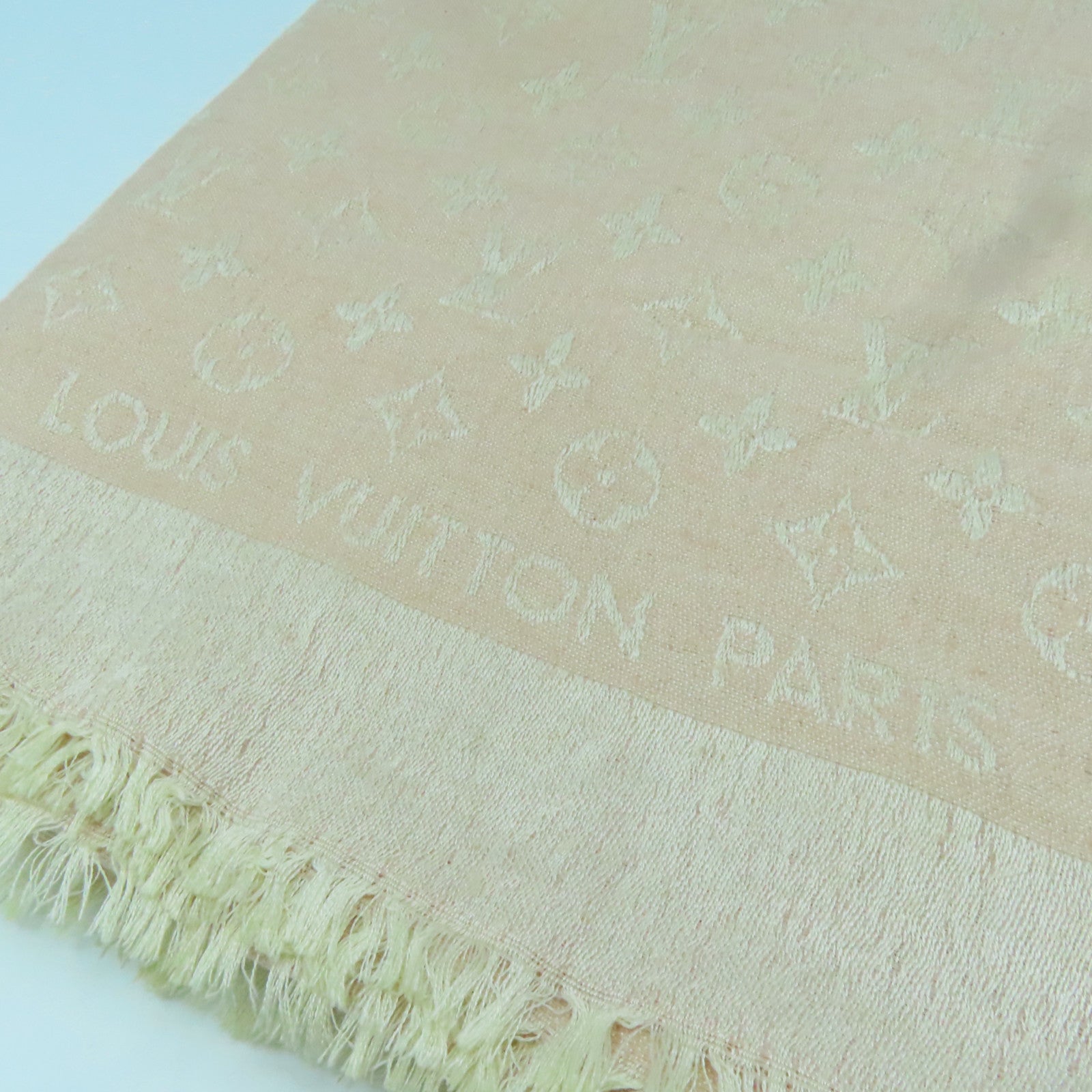LOUIS VUITTON 【激減優惠】絲質/羊毛Scarf絲巾粉紅色