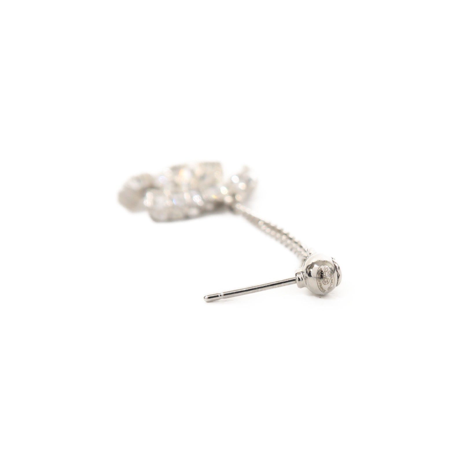 CHANEL 金屬Earrings耳環銀色