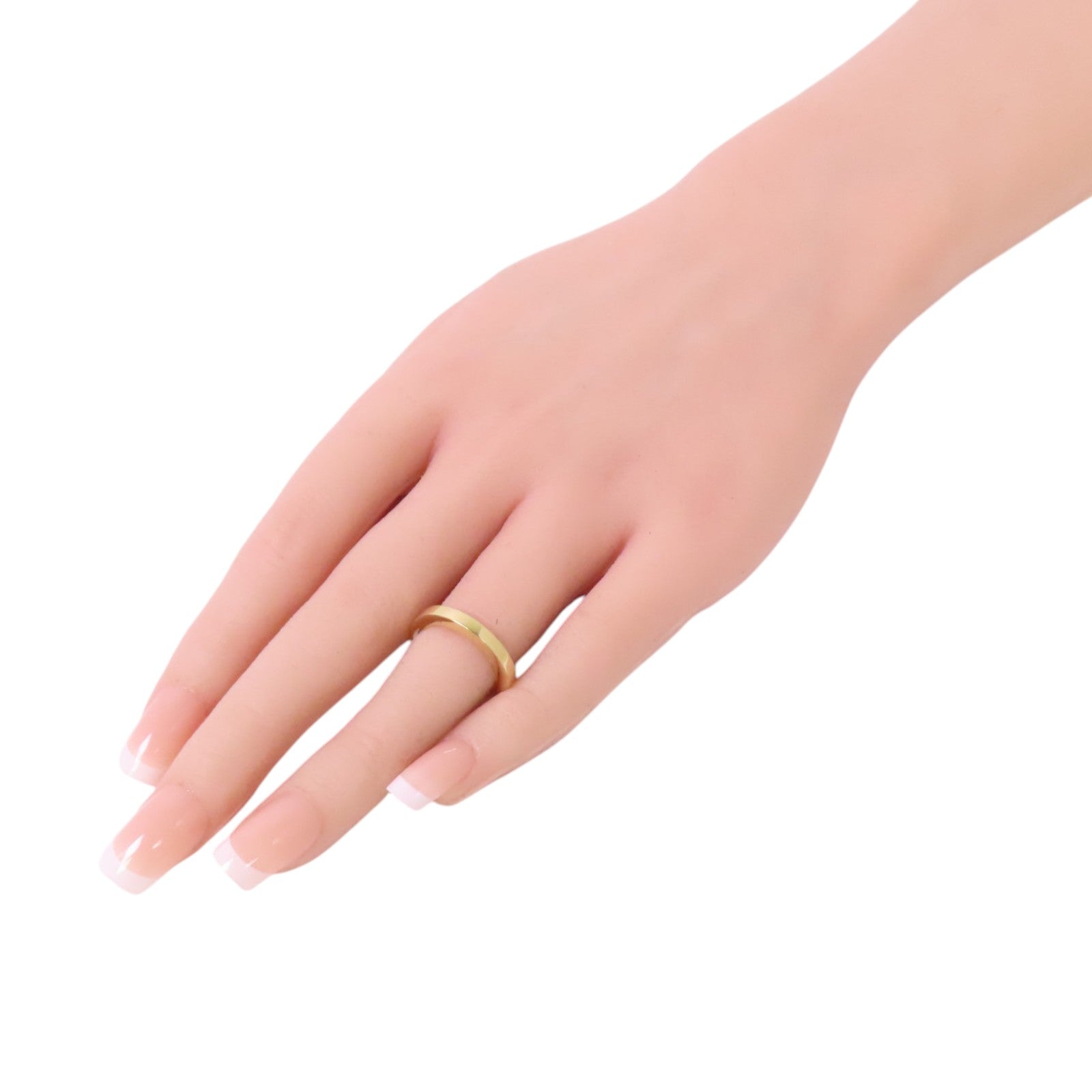 TIFFANY＆CO 18K黃金Lock Ring戒指#50/US#5.75