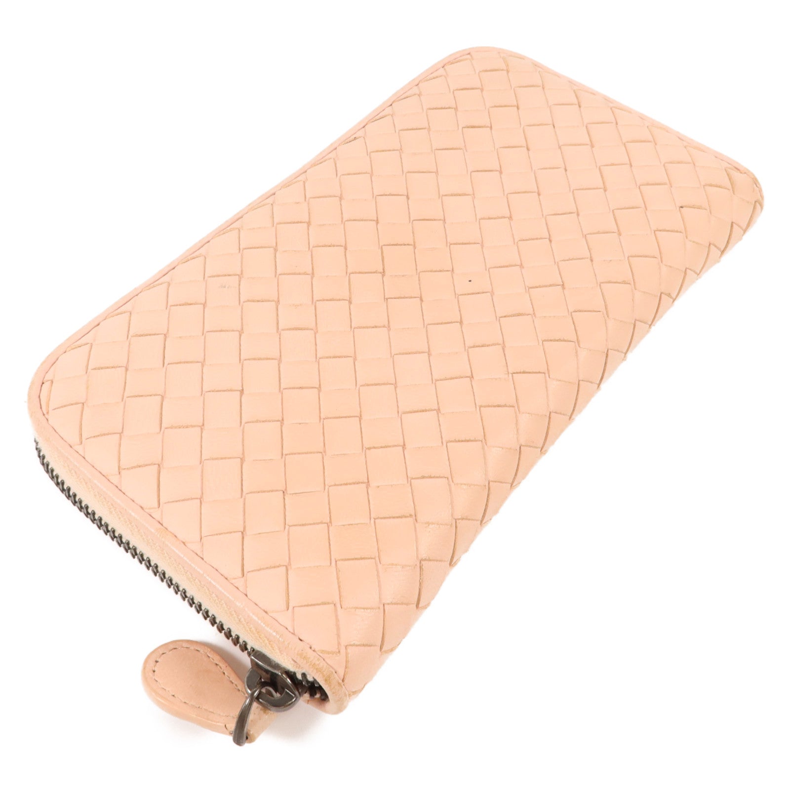BOTTEGA VENETA 羊皮皮革Long Round Wallet長錢包