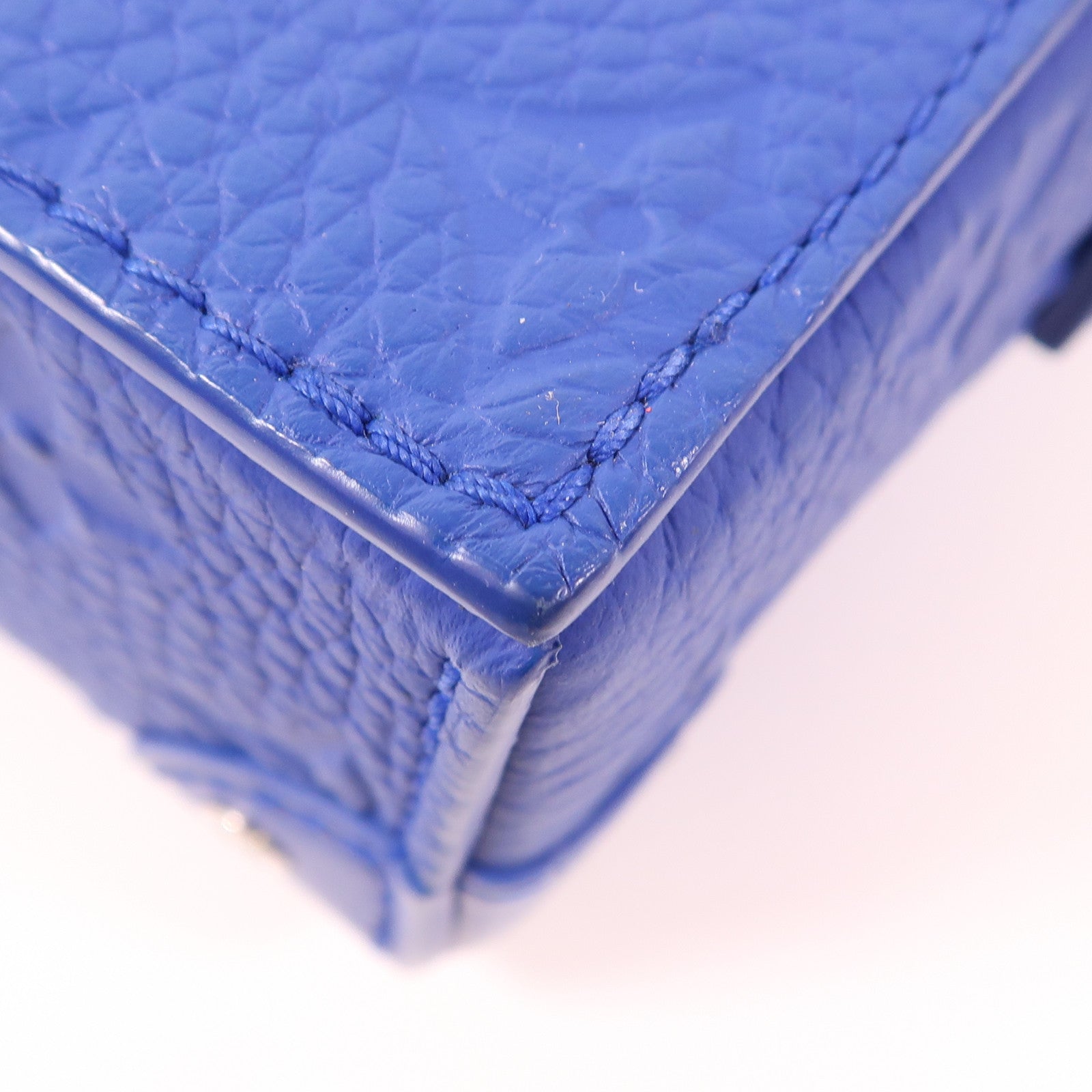 LOUIS VUITTON LV Steamer Shoulder Bag M82571 Monogram Taurillon Blue