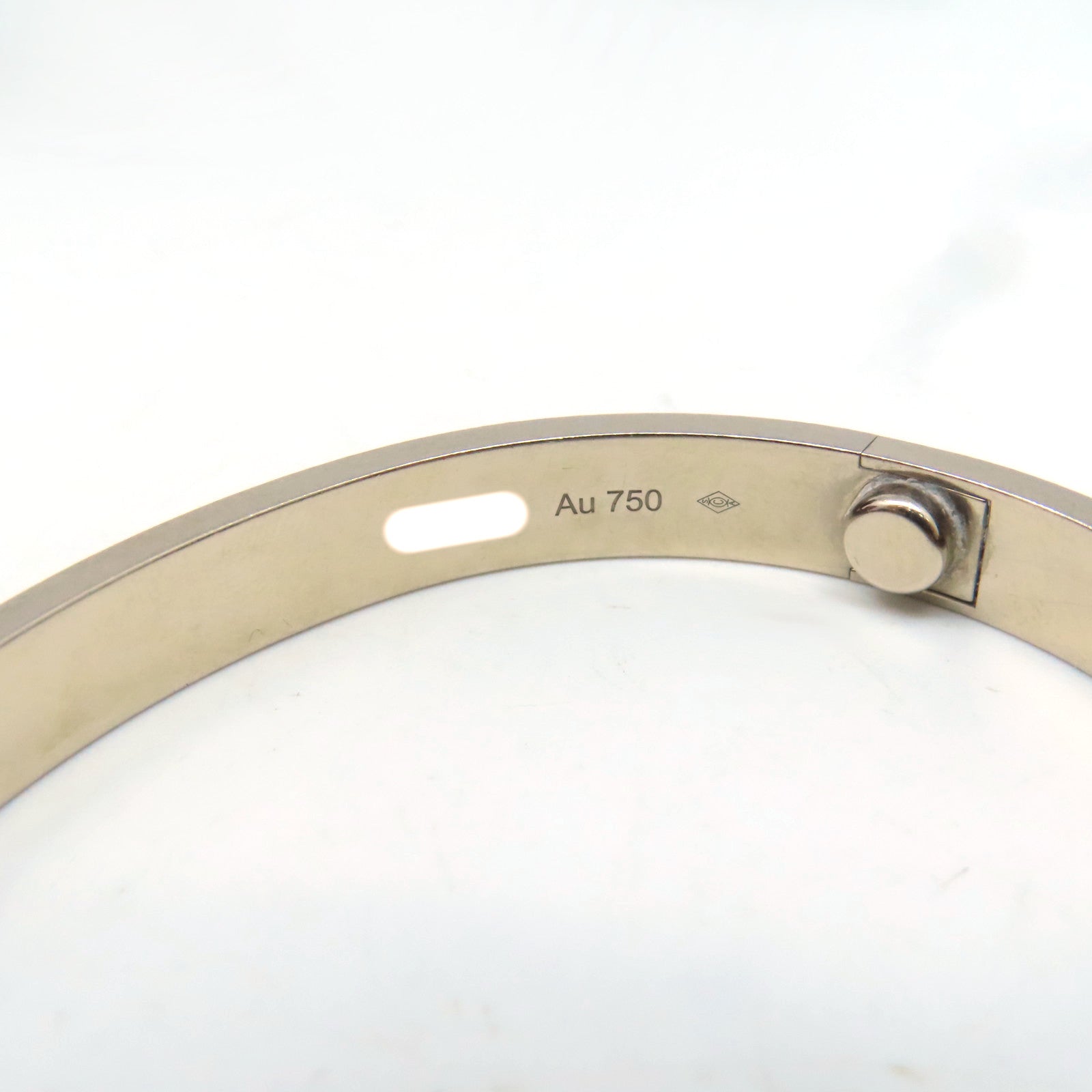 CARTIER **【激減優惠】18K白金Love Bracelet手鐲Cartier#16