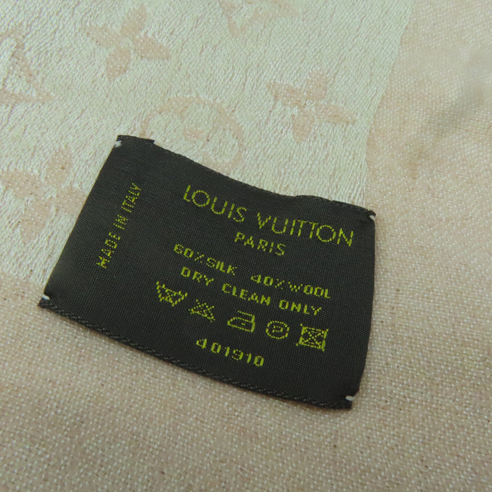 LOUIS VUITTON 【激減優惠】絲質/羊毛Scarf絲巾粉紅色