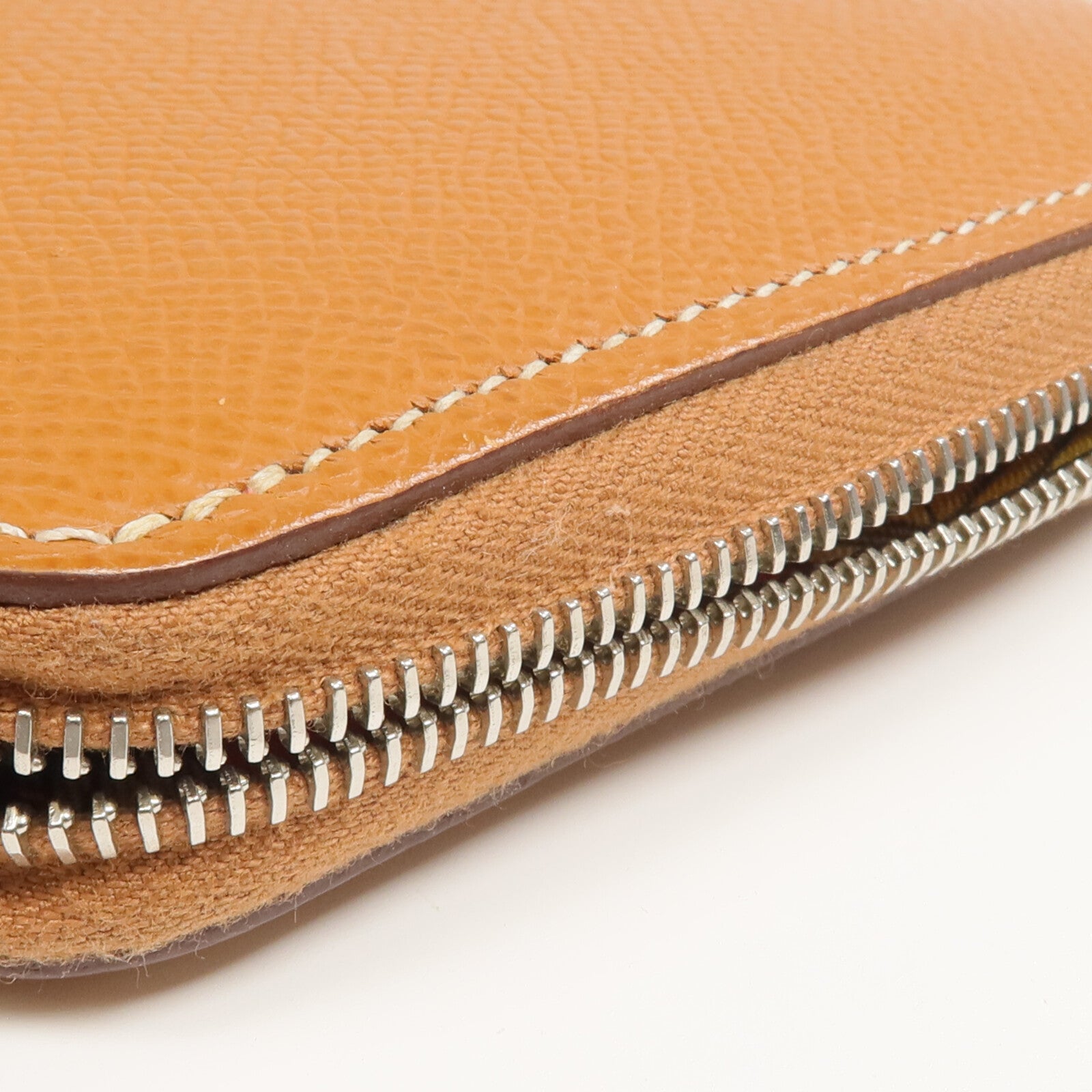 HERMES Epsom皮革Silk'In Long Wallet長錢包Gold