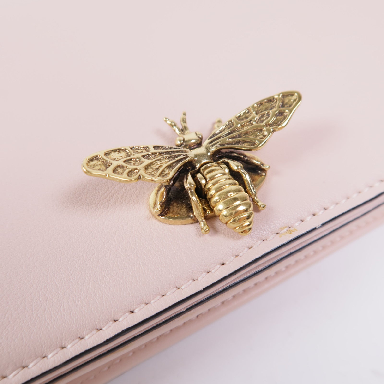 Dior 牛皮皮革Clutch Bag金扣手挽袋