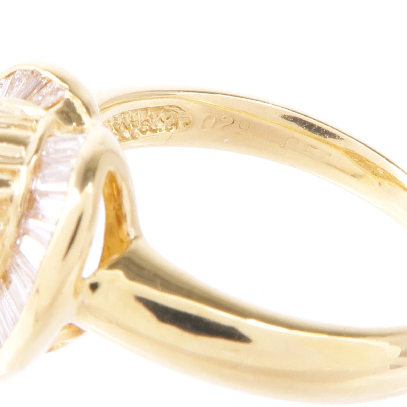 JEWELRY 18K黃金Diamond Ring鑽石戒指US#5.5