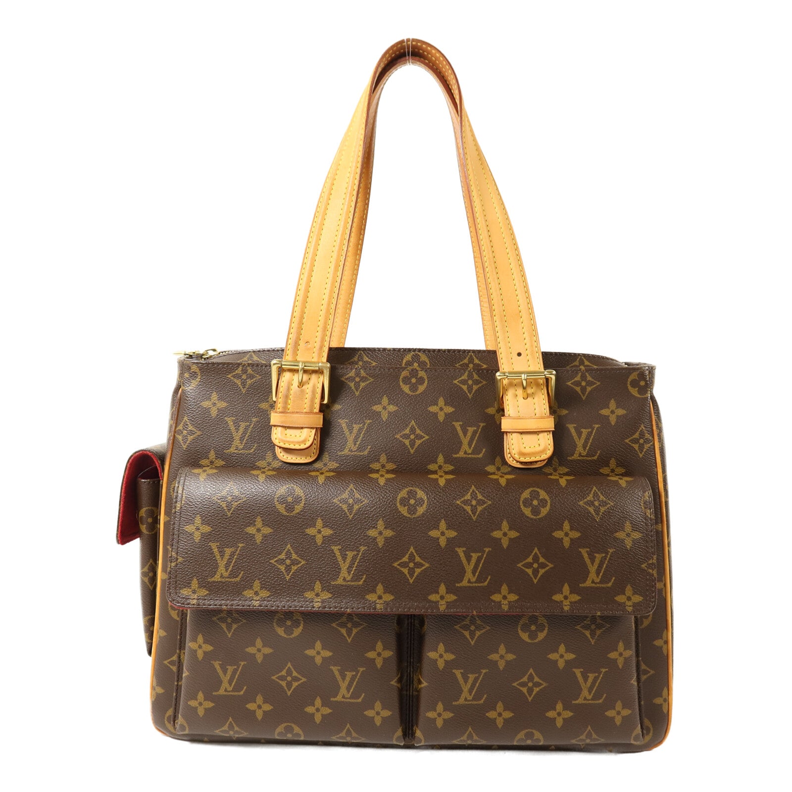 LOUIS VUITTON Monogram Multipli Cite金扣肩背袋
