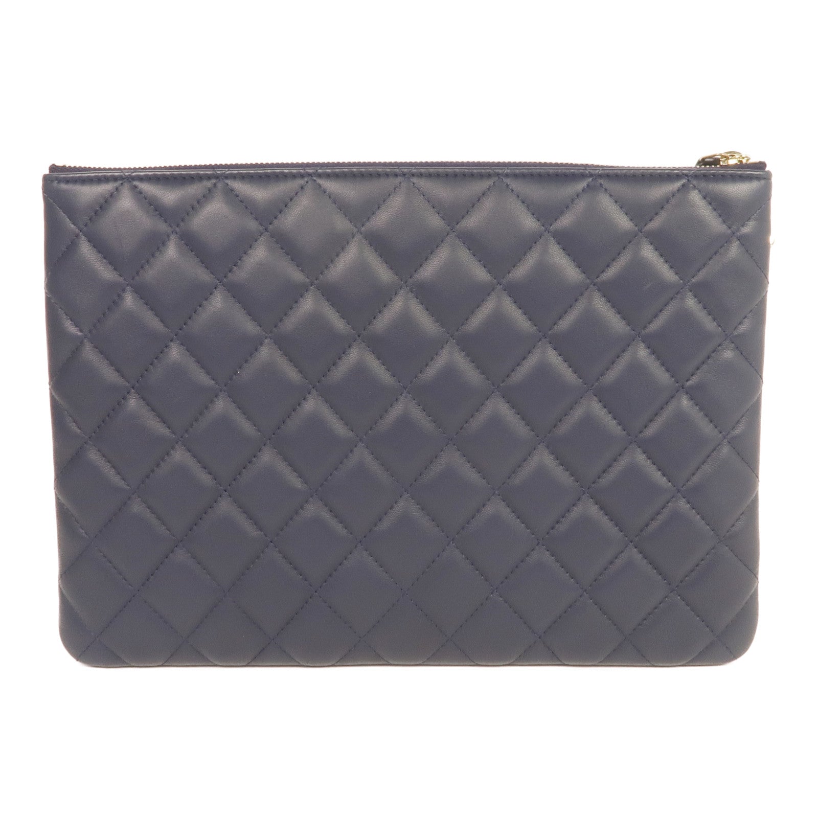 CHANEL 羊皮皮革Clutch Bag金扣手挽袋