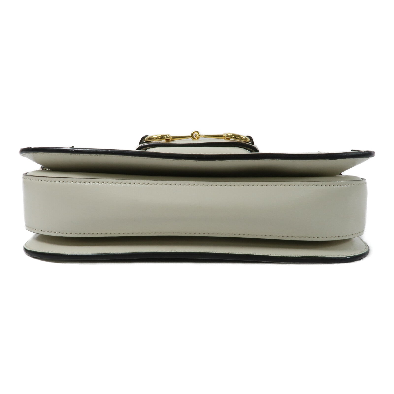 GUCCI 塗層帆布Horsebit 1955 Medium Shoulder Bag肩背袋