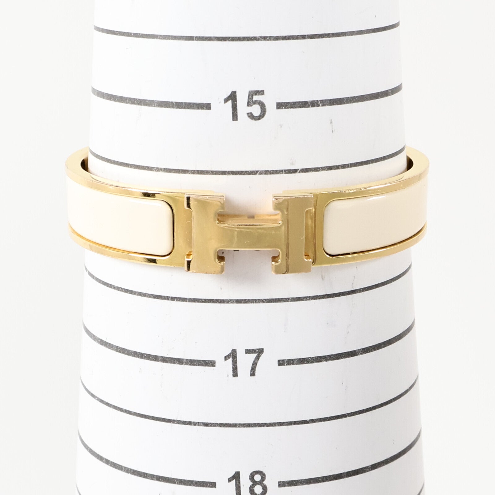 HERMES 金屬/琺瑯Clic H Bracelet金扣手鏈