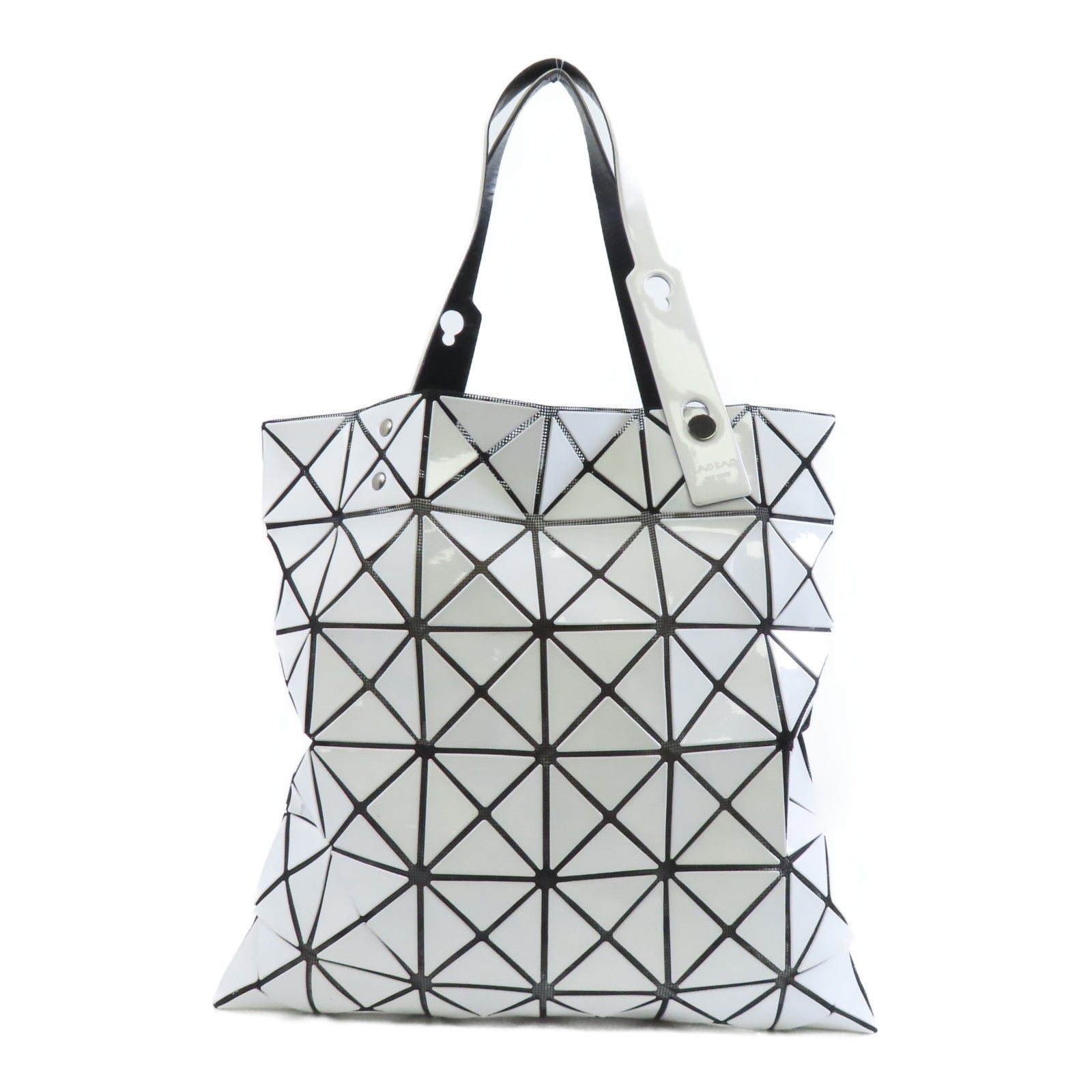 ISSEY MIYAKE 【激減優惠】PVC Bao Bao Tote Bag銀扣肩背袋白色