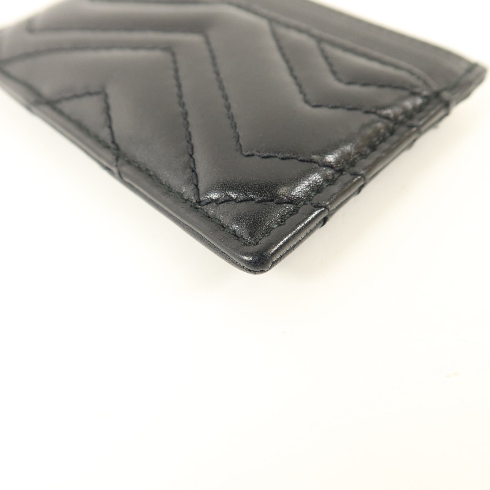 GUCCI 牛皮皮革GG Marmont Card Case卡片套