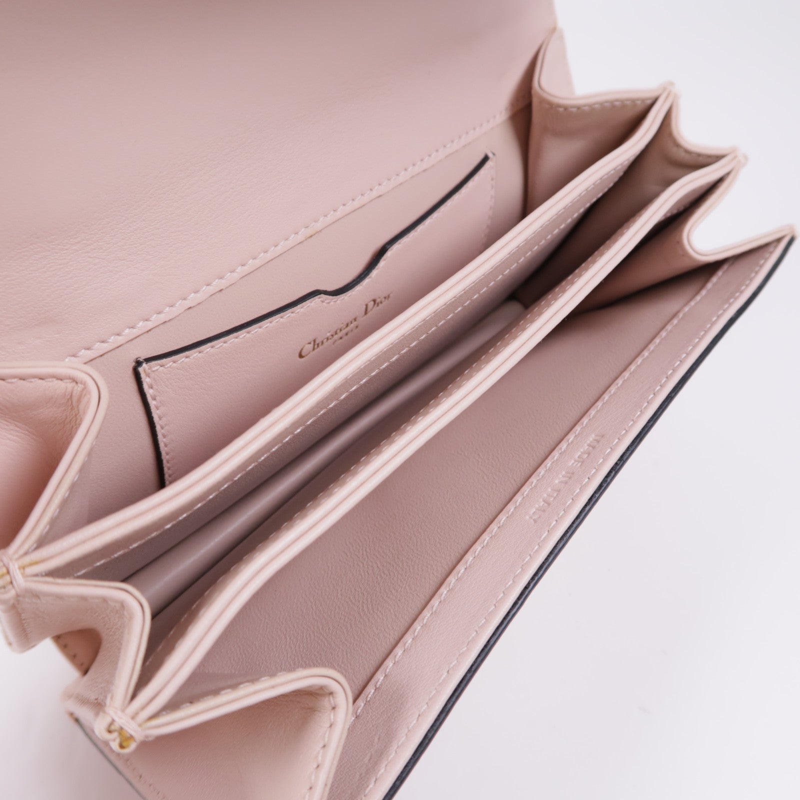 Dior 牛皮皮革Clutch Bag金扣手挽袋
